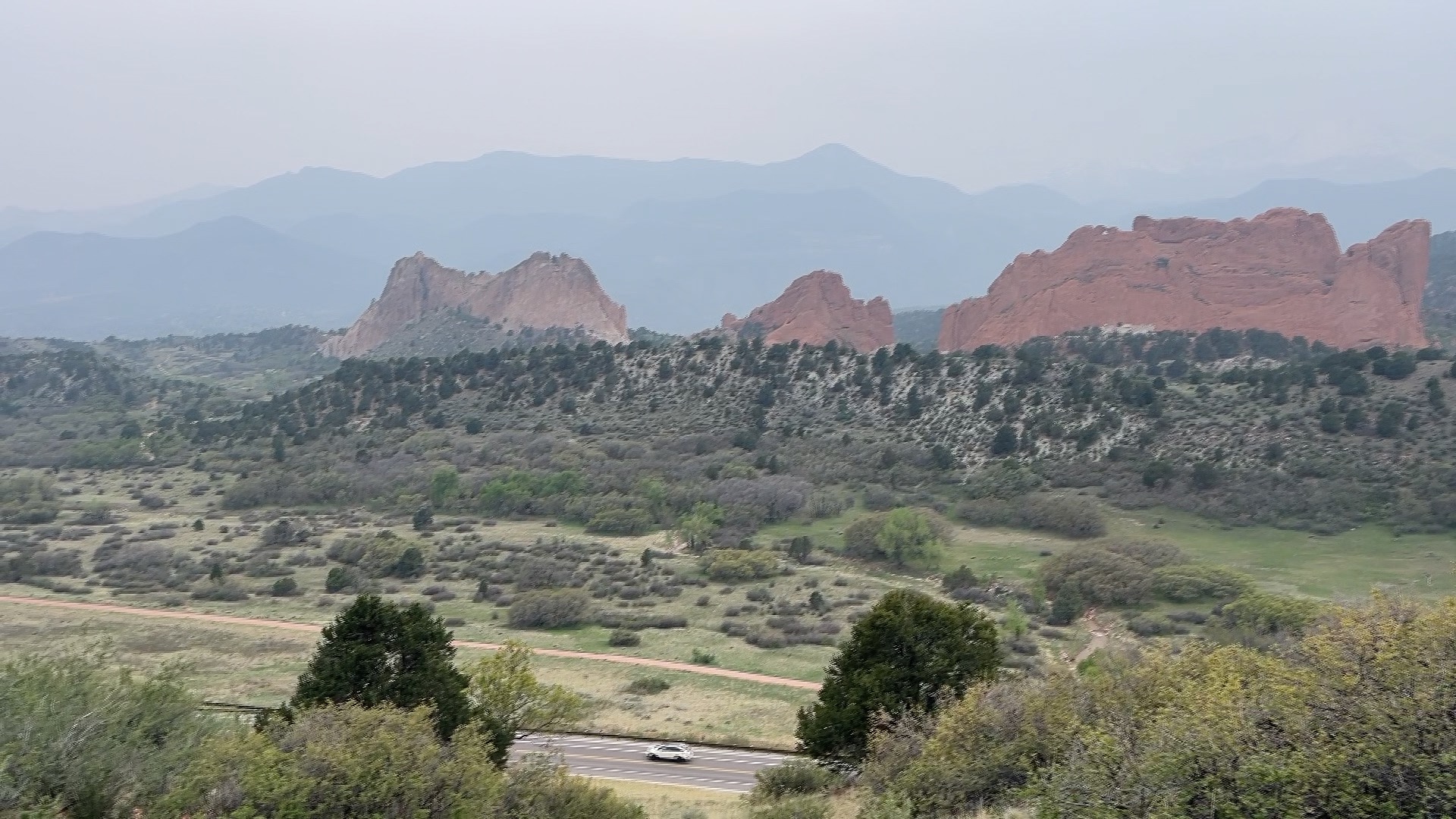 Canada wildfire smoke lingers in Southern Colorado on Monday