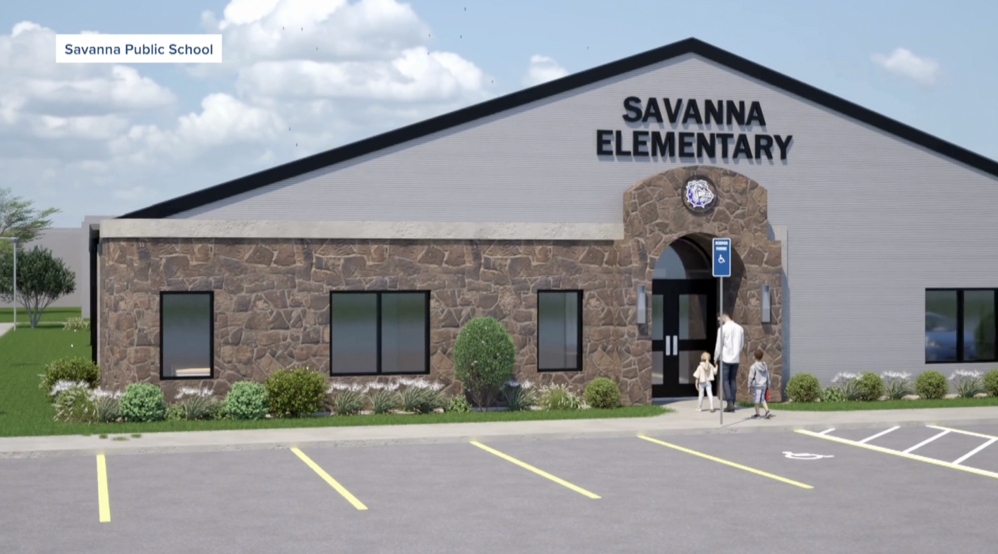 Savanna Public School 3D print rendering