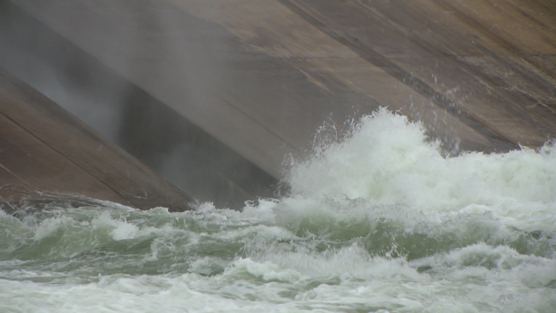 Arkansas River water levels