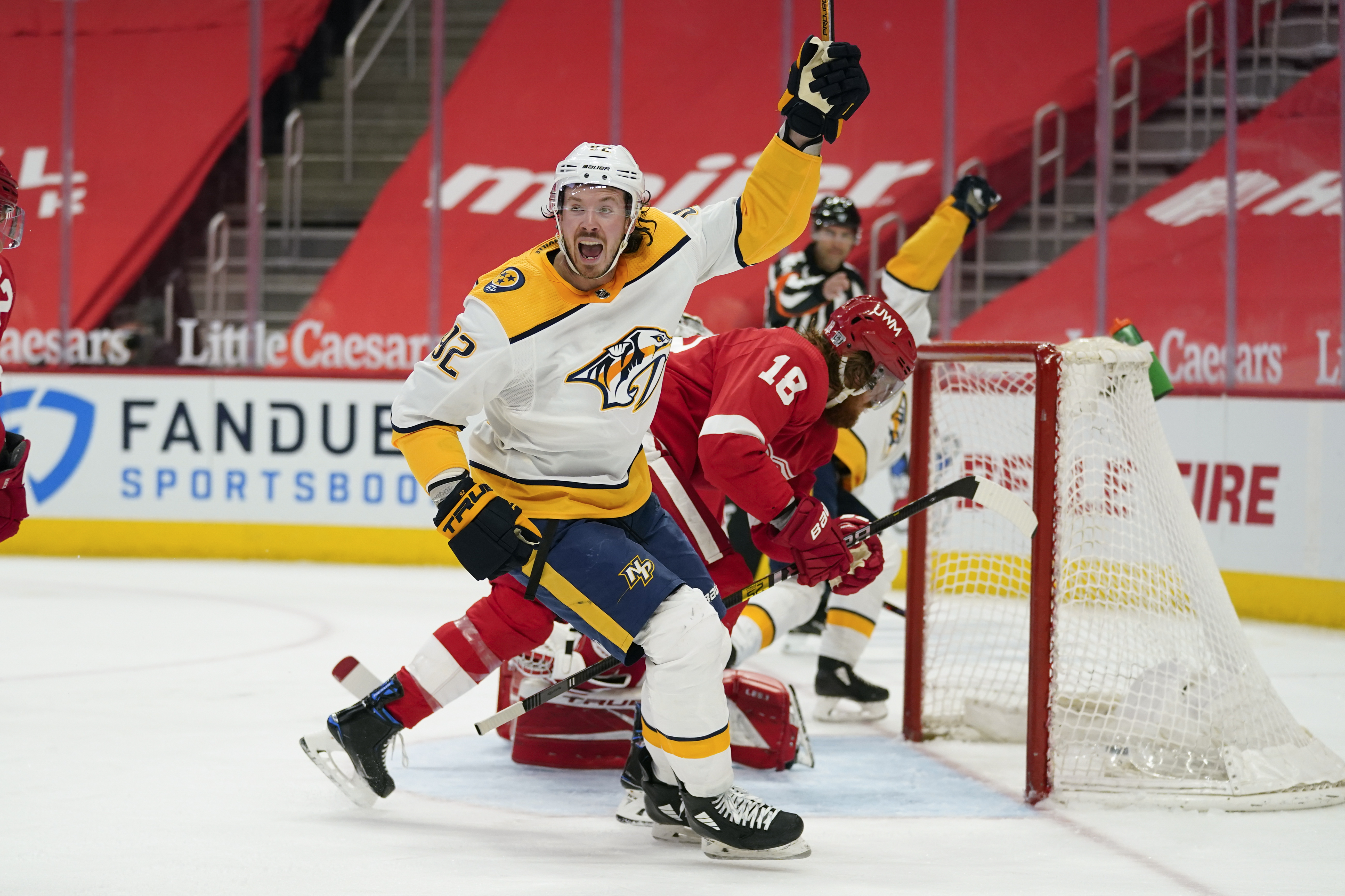 Predators Red Wings Hockey