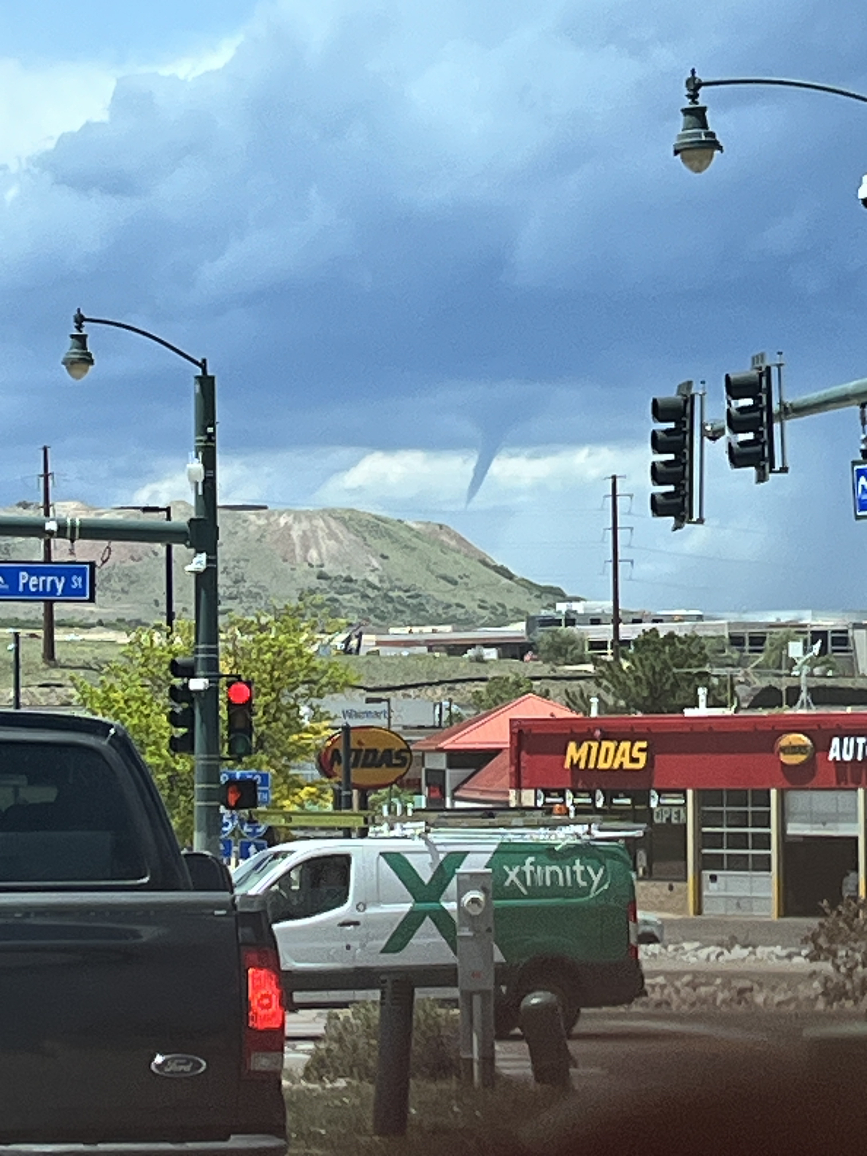funnel was seen in Castle Rock on Monday, June 1, 2026