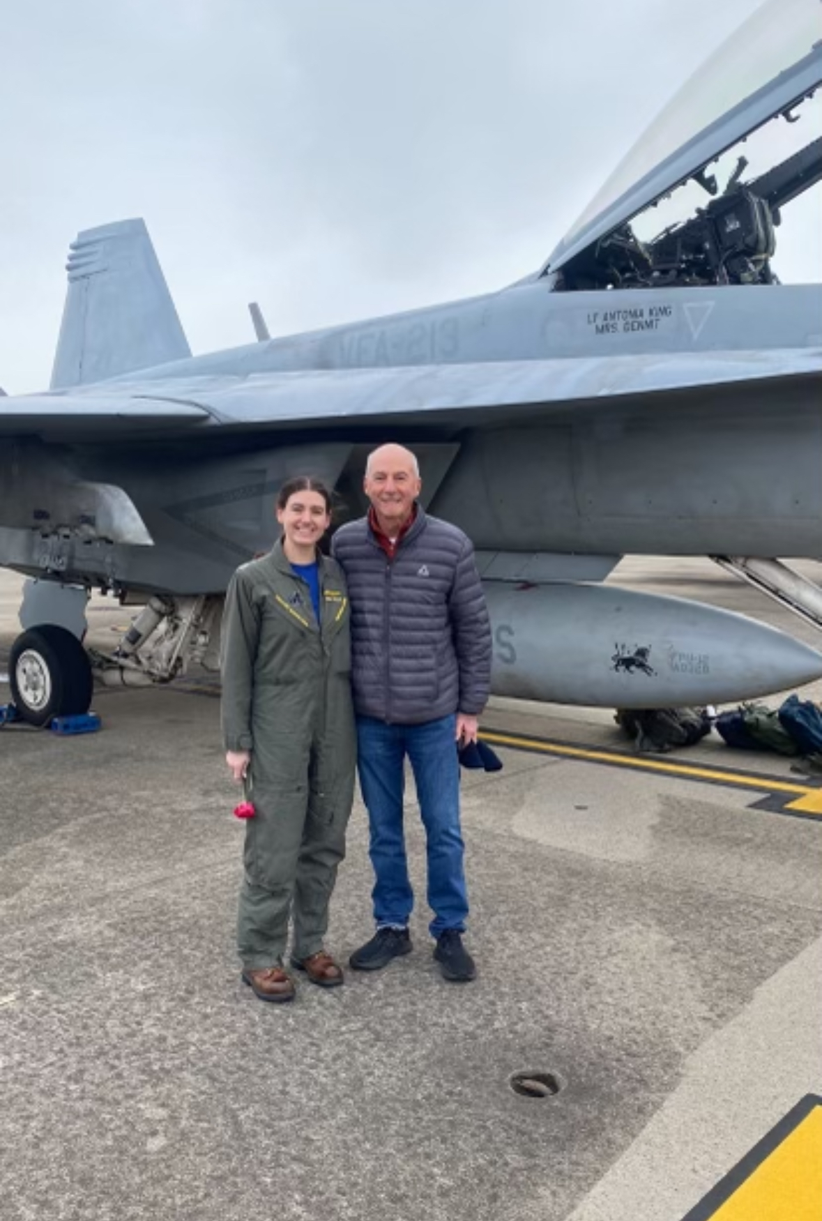 'I needed to take a chance,' young aviator with the United States Navy encourages women to serve in the skies