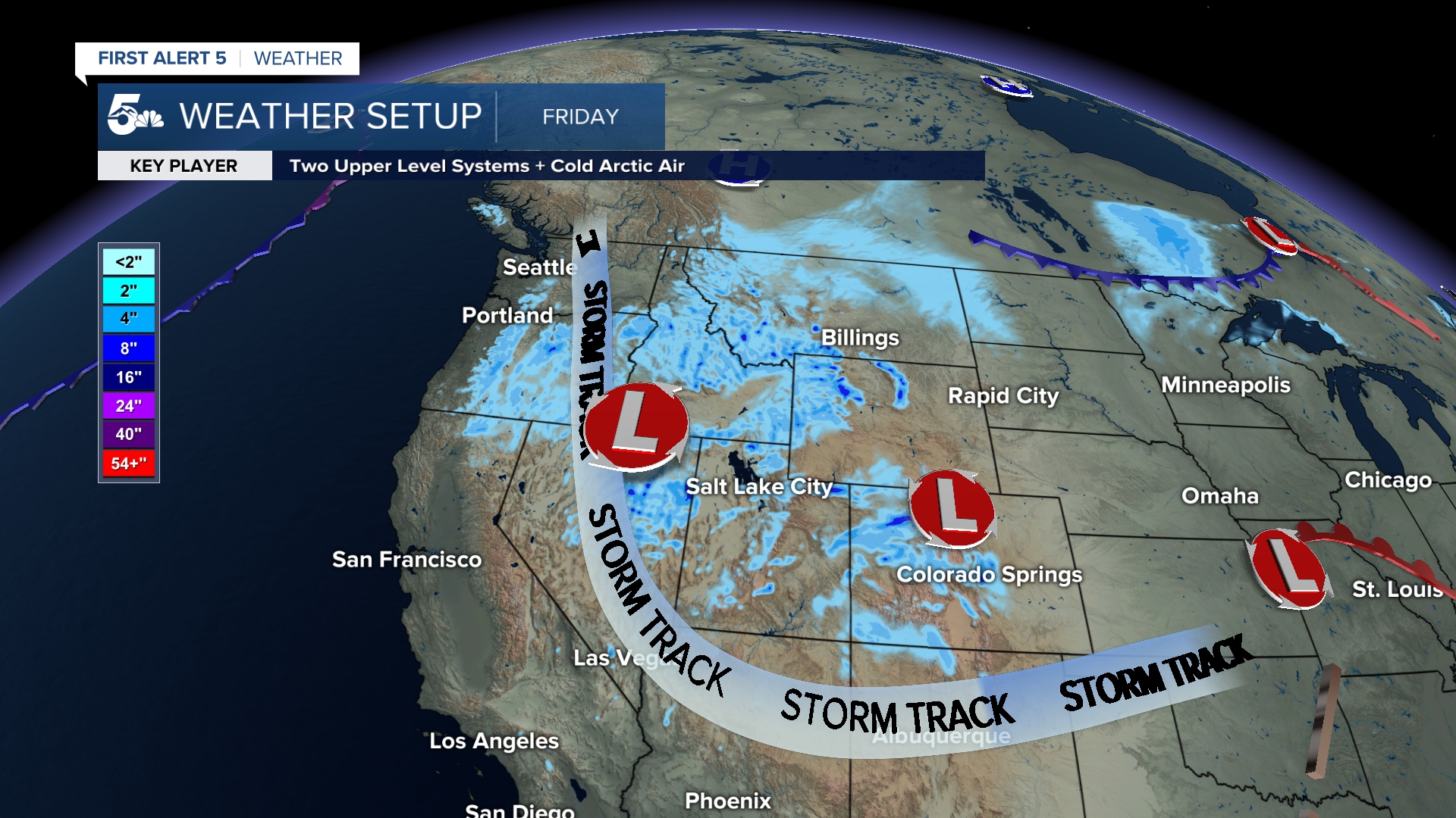 Friday Weather Setup for Colorado