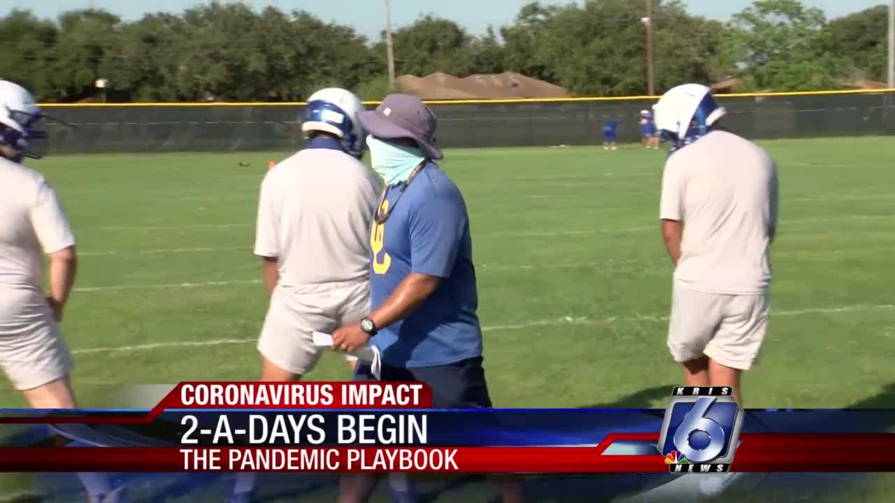 Football practice begins across Coastal Bend