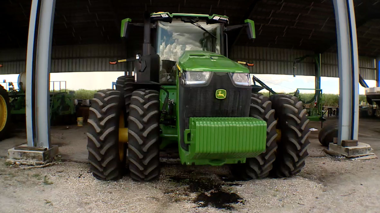 John Deere tractor in Belle Glade