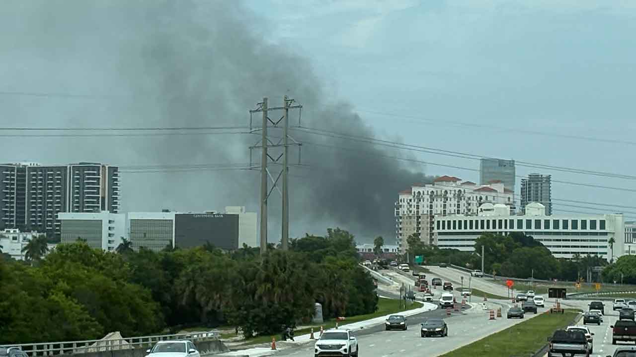 Downtown West Palm Fire