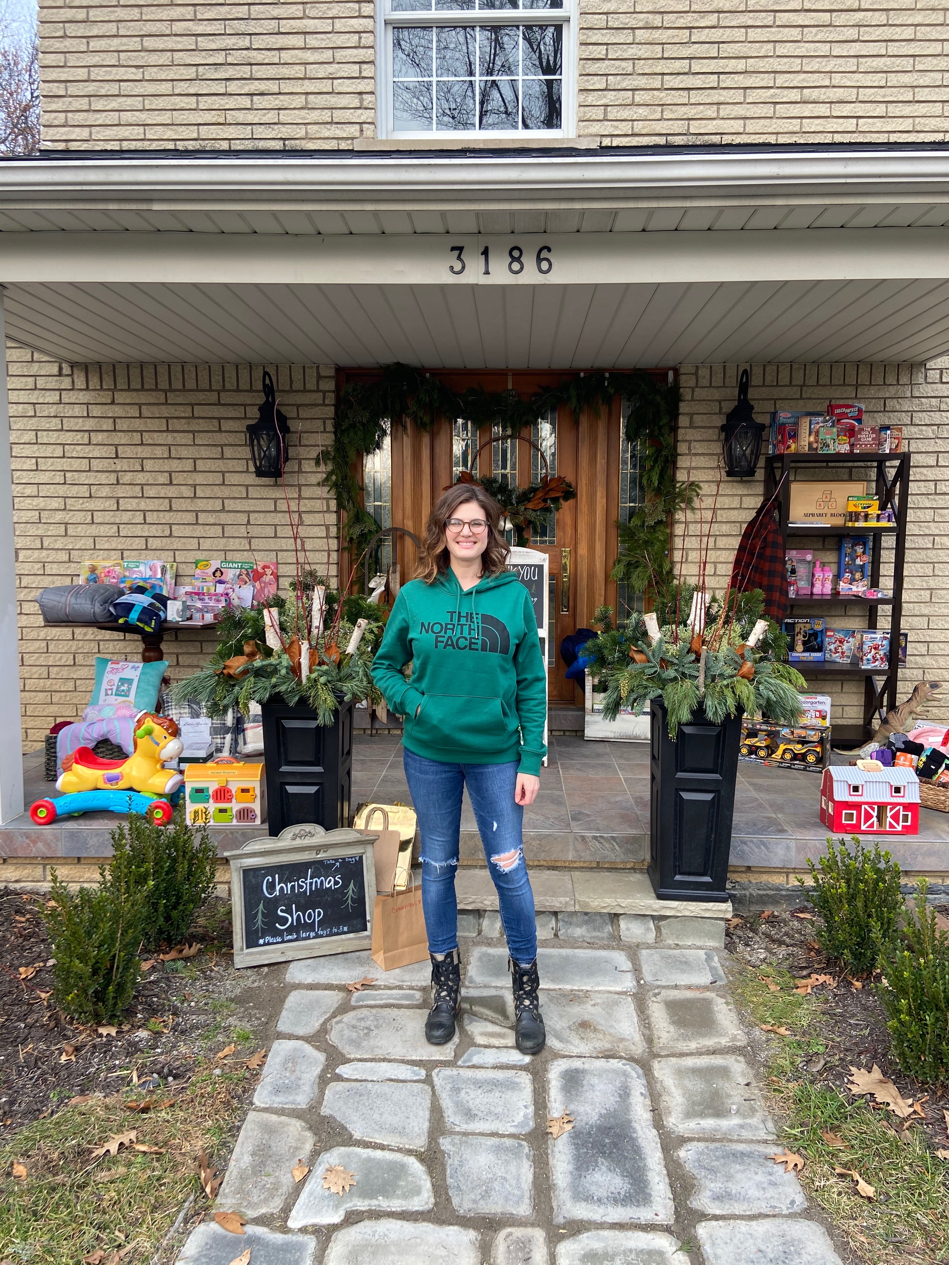 Nurse Opens Front Porch Christmas Shop