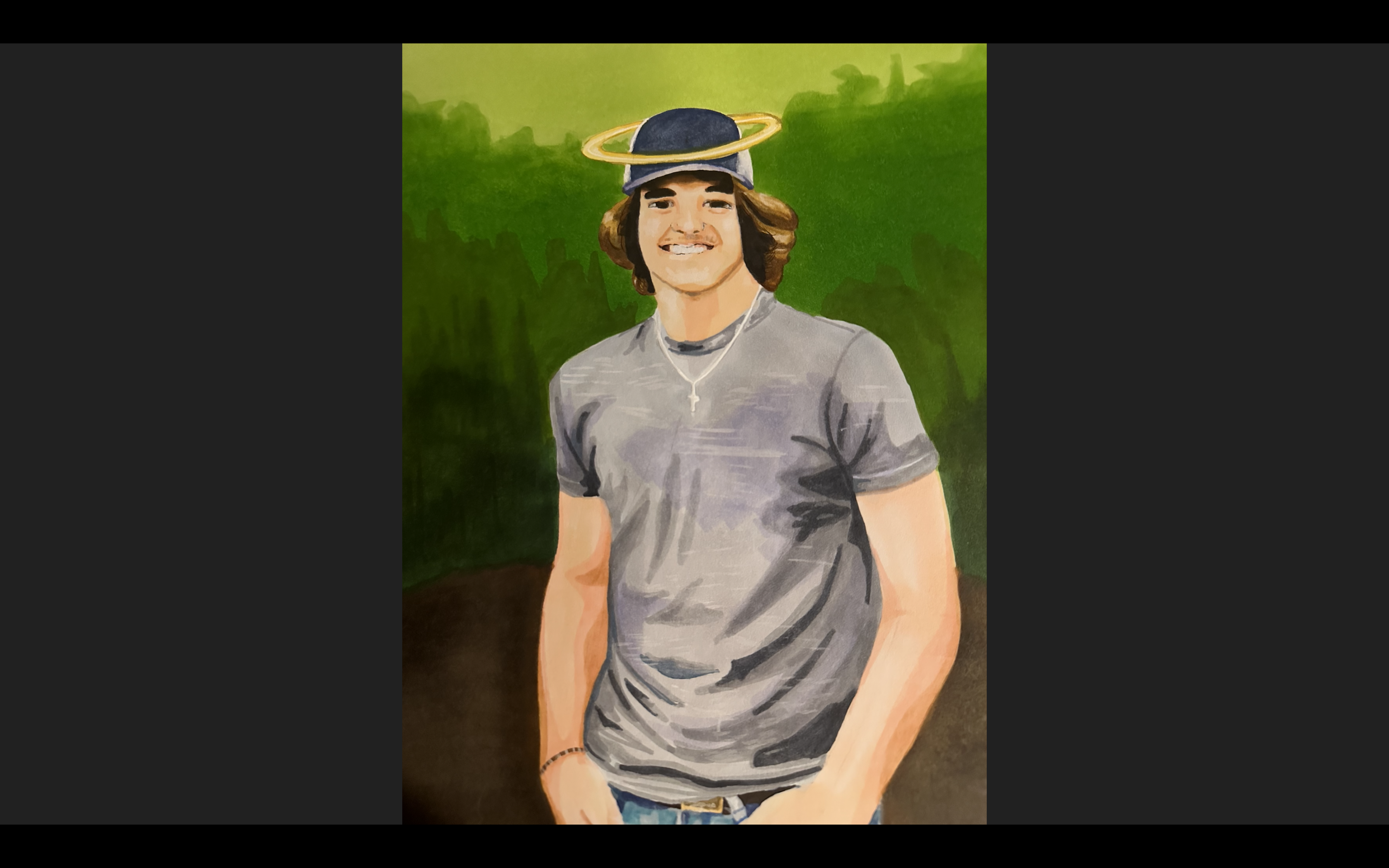 Max Fourman illustrated by his younger sister Madisyn Hunter