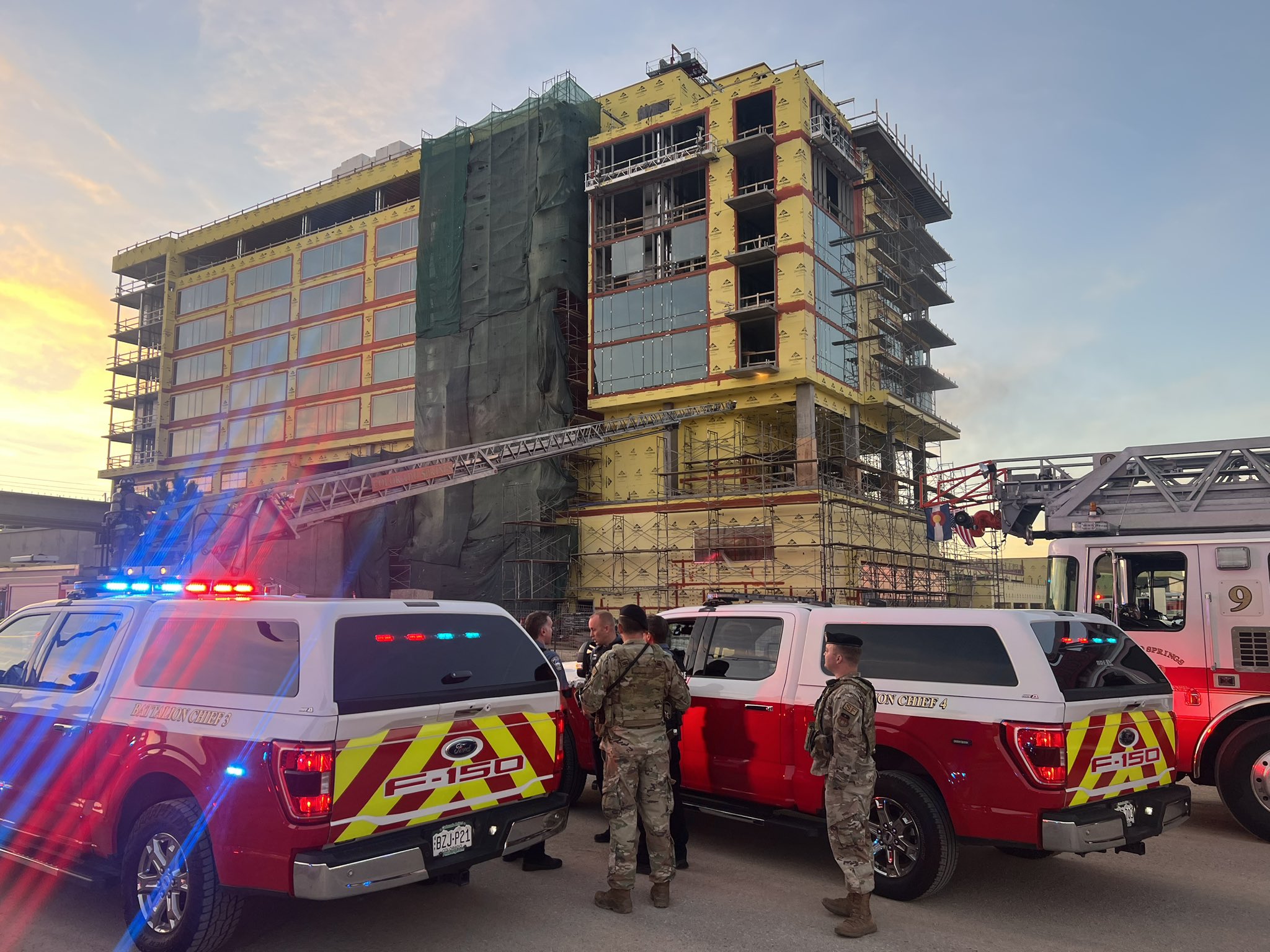 Fire at USAFA Hotel and Convention Center