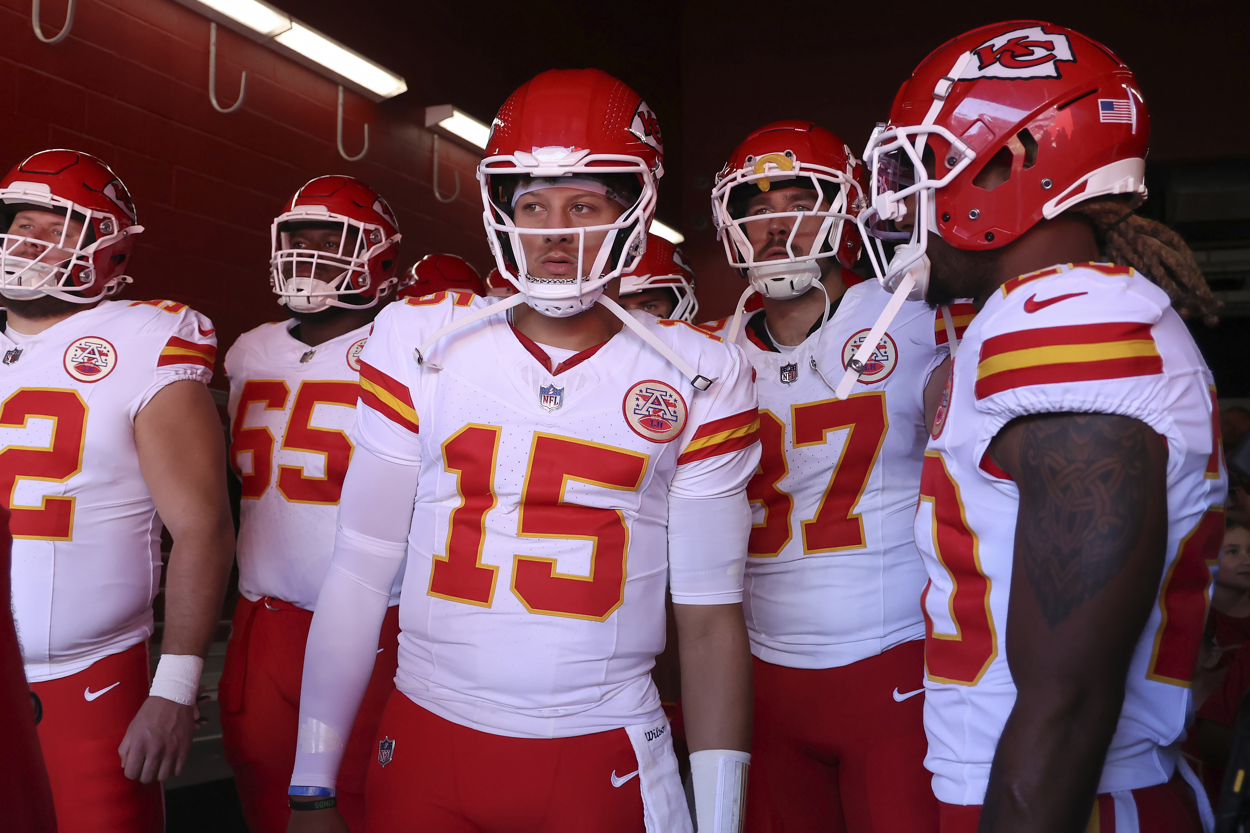 Patrick Mahomes. Travis Kelce