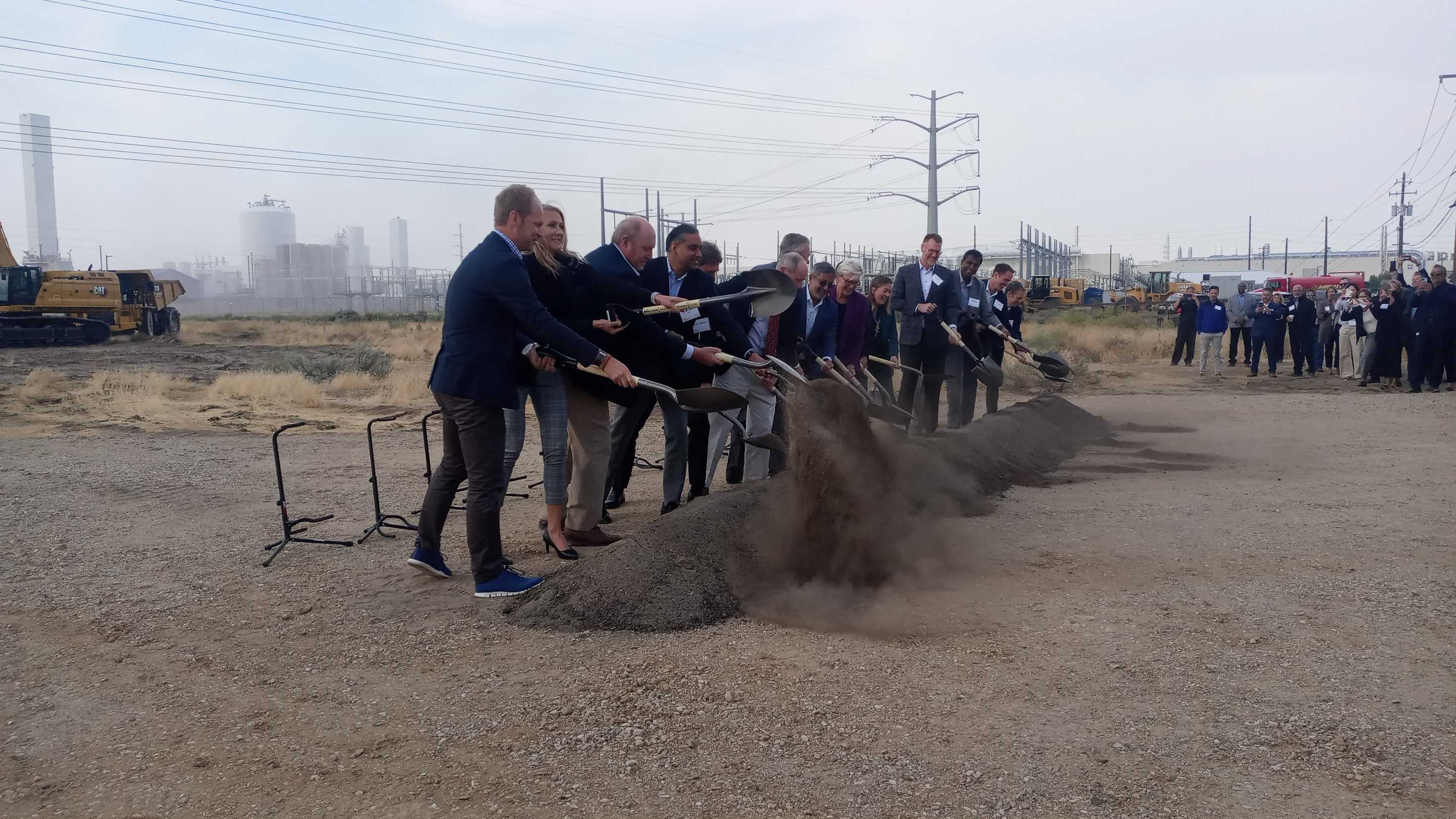 Micron groundbreaking 