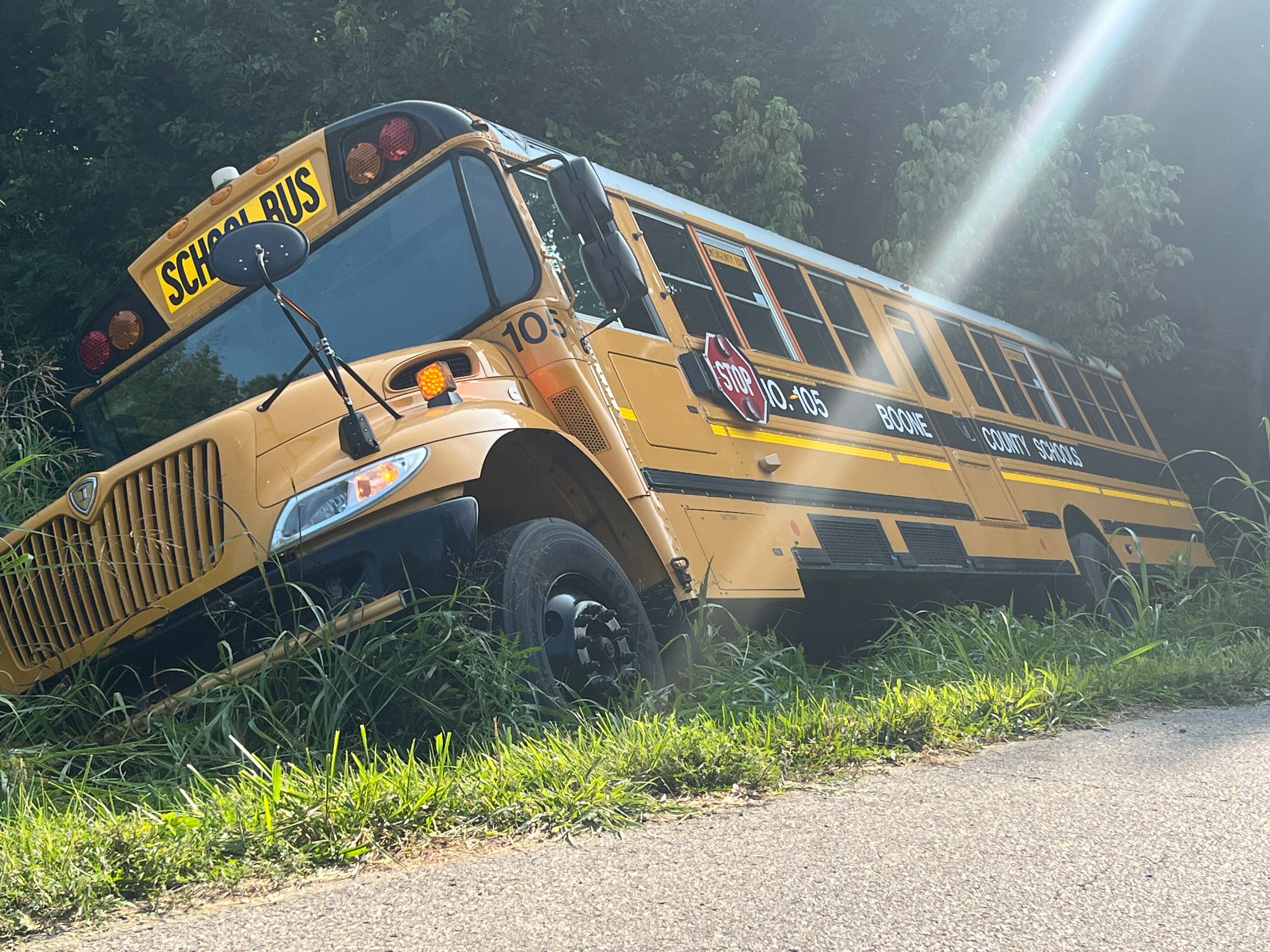 school bus boone county crash