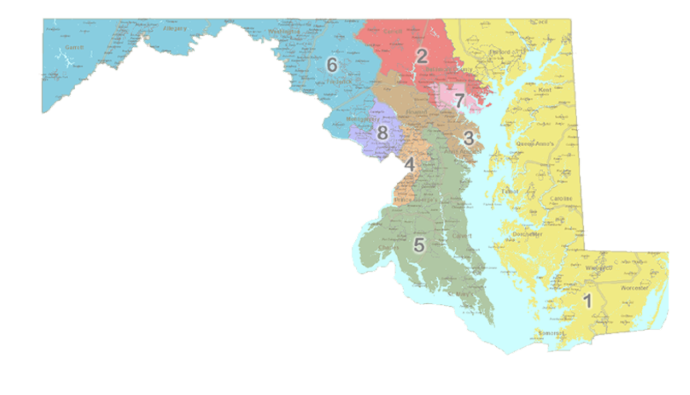 Maryland congressional map