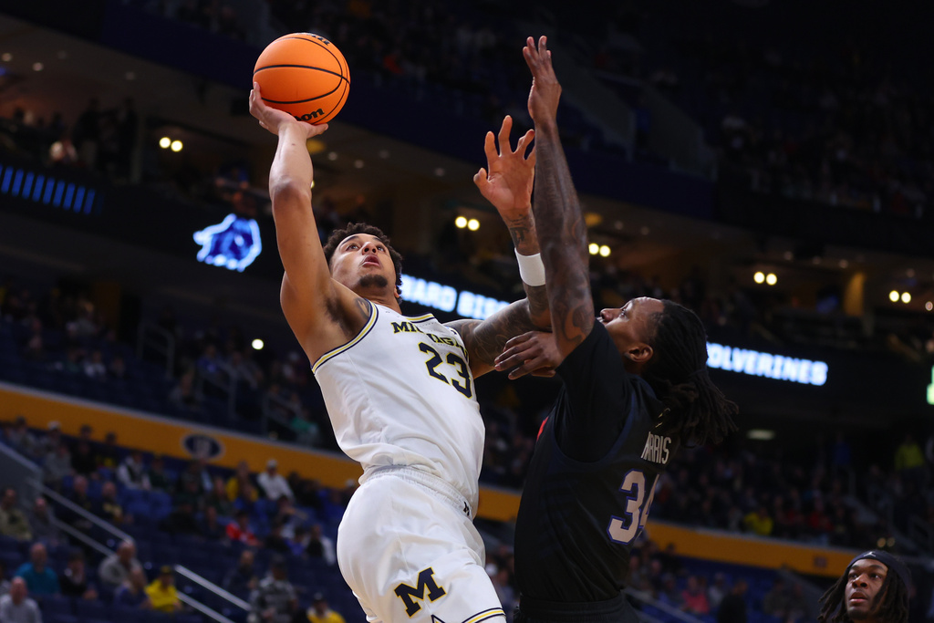 NCAA Howard Michigan Basketball