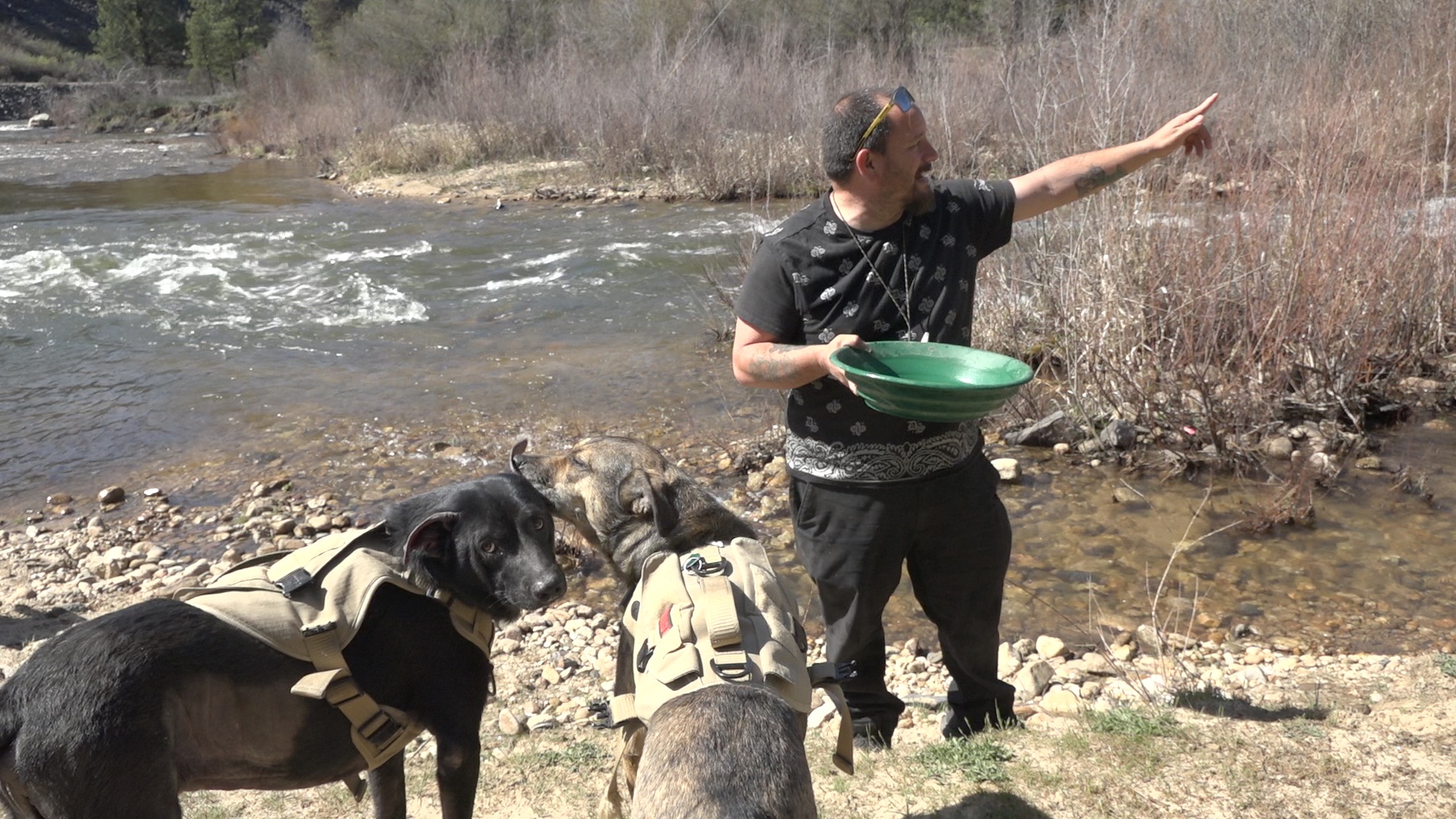 Gold panning