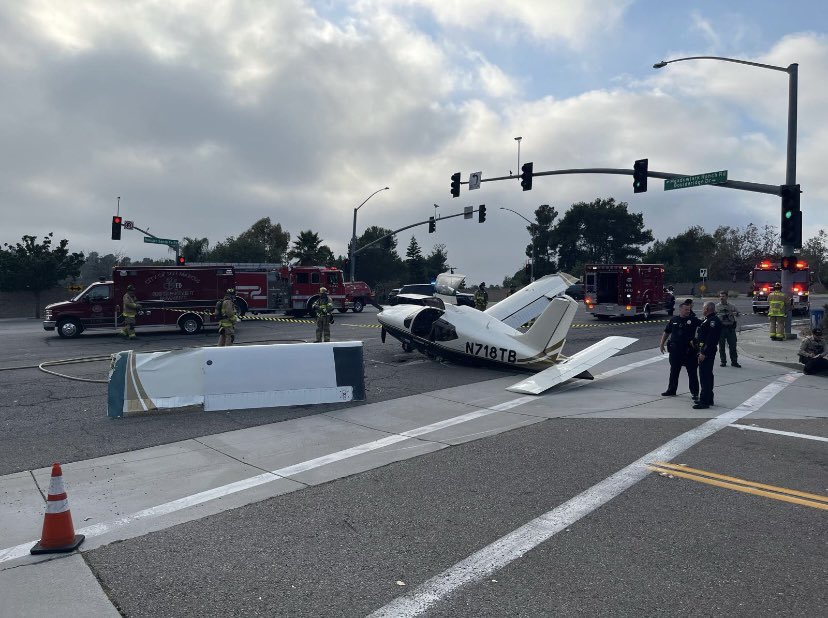 Emergency landing in San Marcos