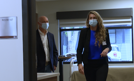 Gianforte tours Billings Clinic Broadwater