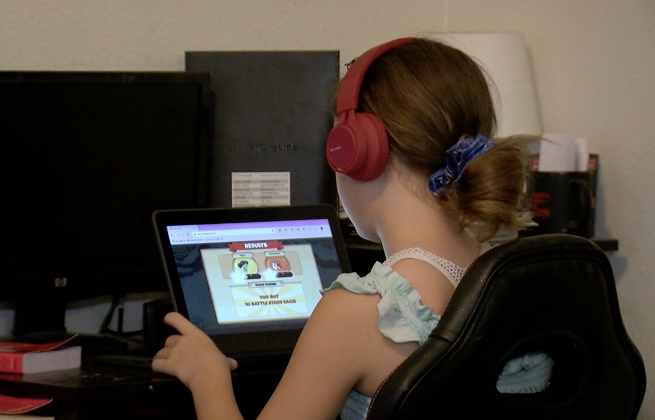 Online distance learning, school, education 