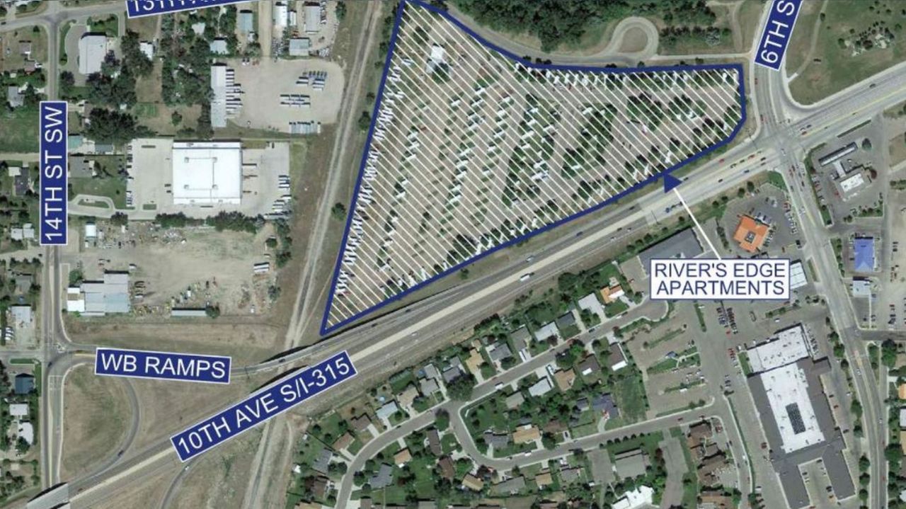 Proposed River's Edge apartment complex