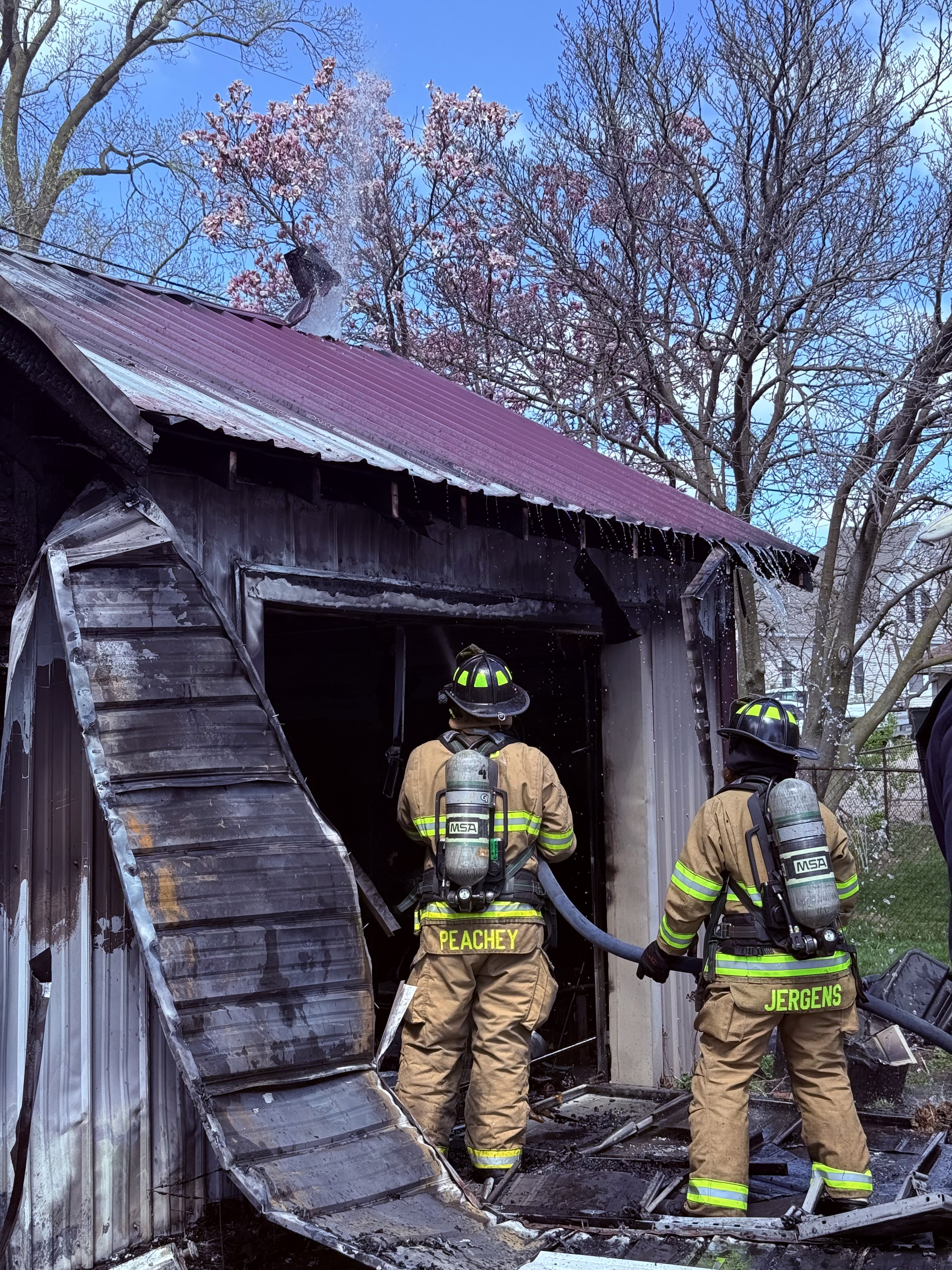 Garage fire in Fort Atkinson 