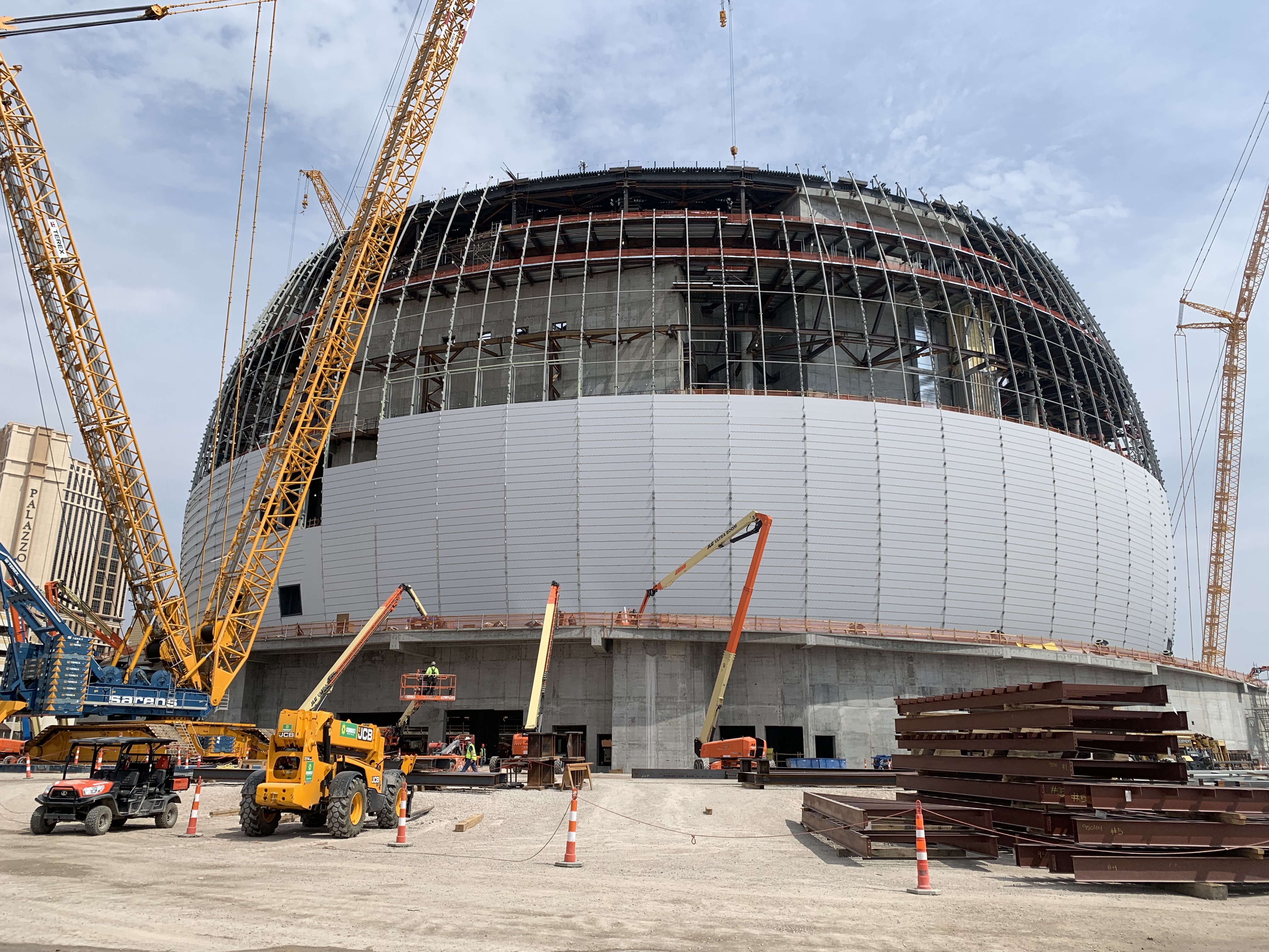 MSG Sphere making progress in Las Vegas, on schedule for 2023 opening