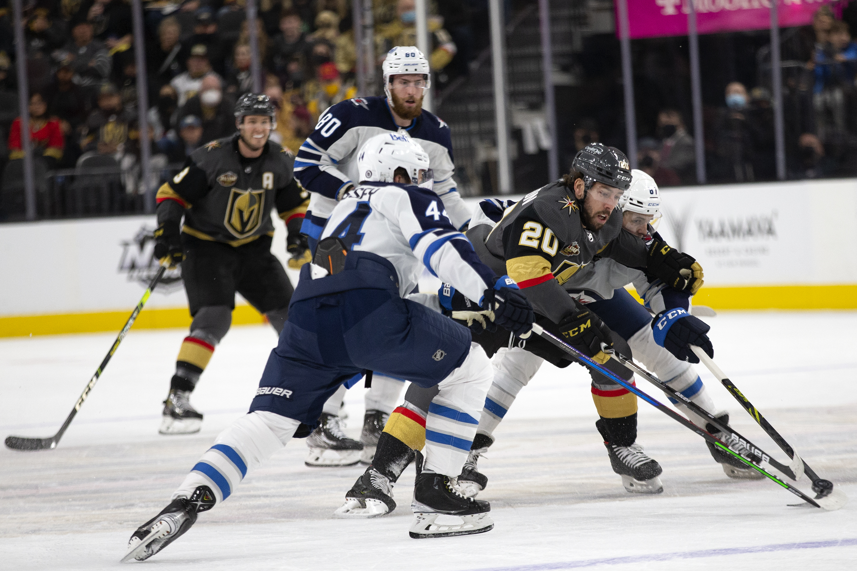 Jets Golden Knights Hockey