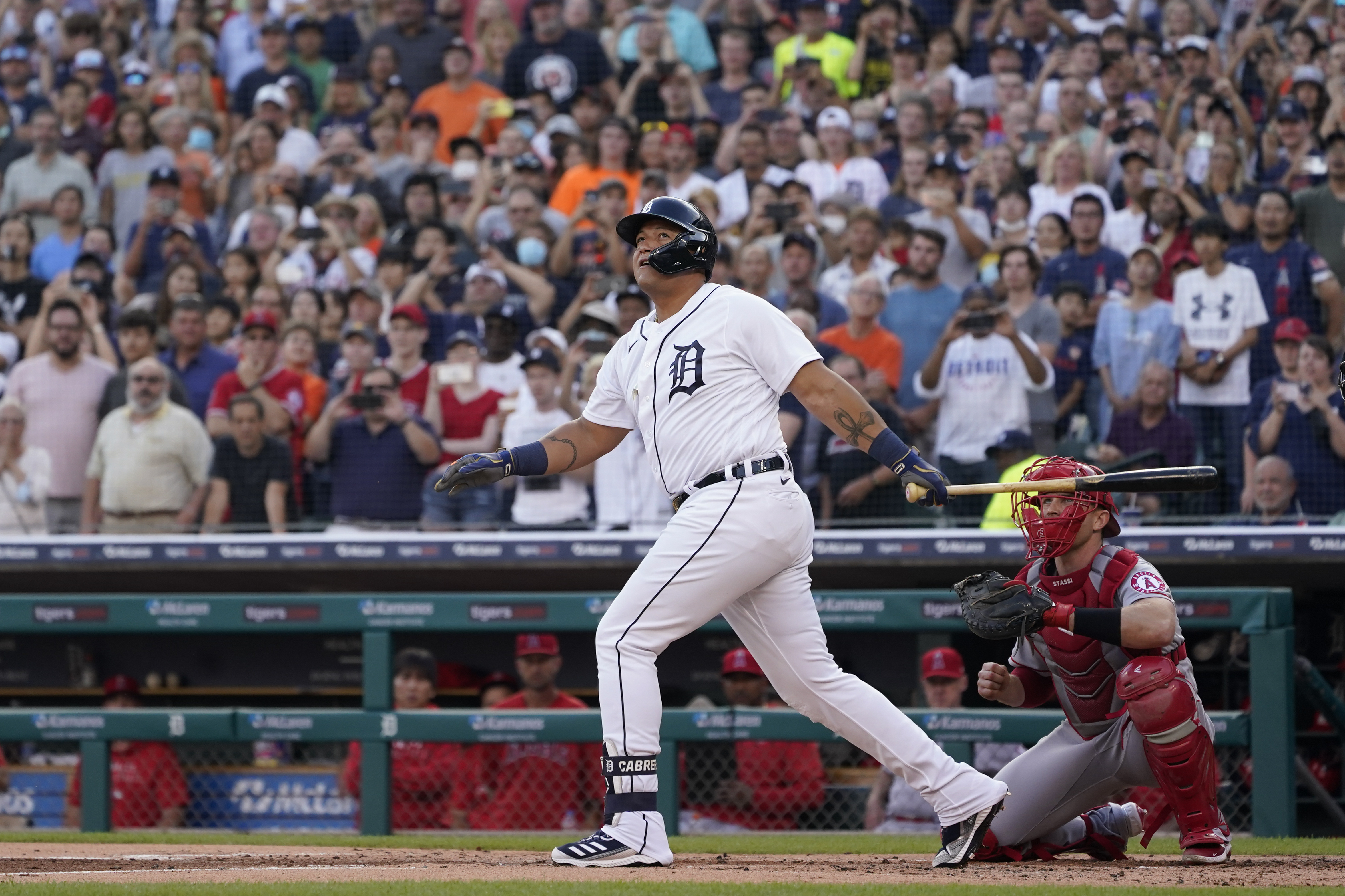 Miguel Cabrera Angels Tigers Baseball