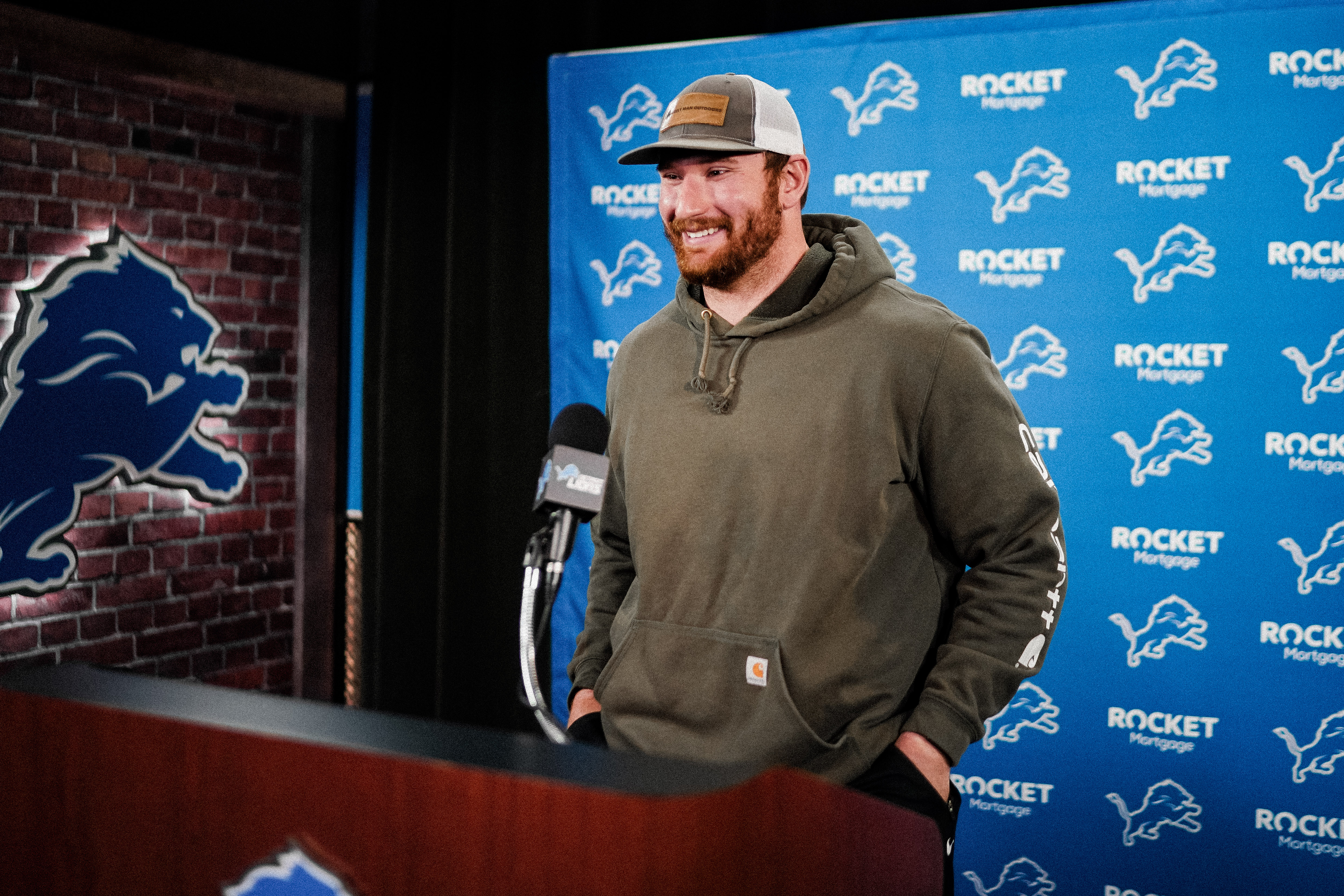 Frank Ragnow Detroit Lions Contract Signing