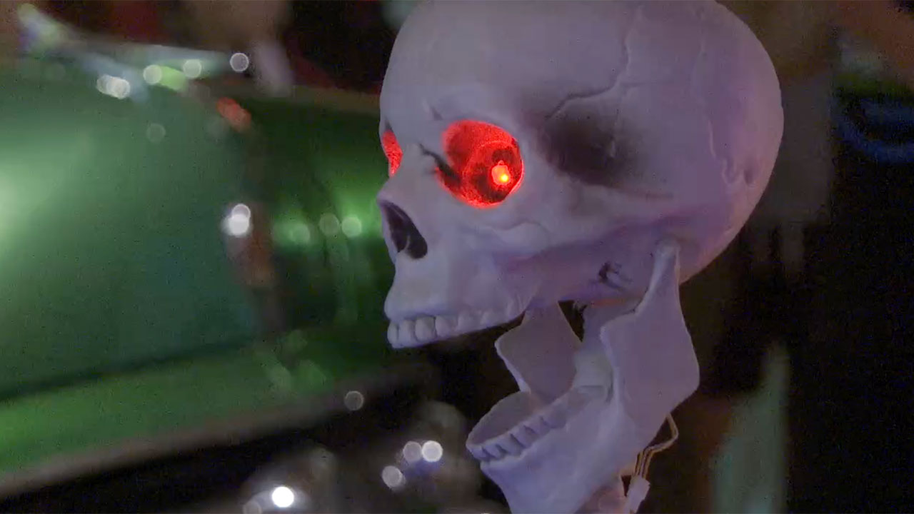 Halloween spirit was in full gear at The Greene School in West Palm Beach on Oct. 31, 2025, where students transformed part of their campus into a 1950s-style haunted drive-in theater.