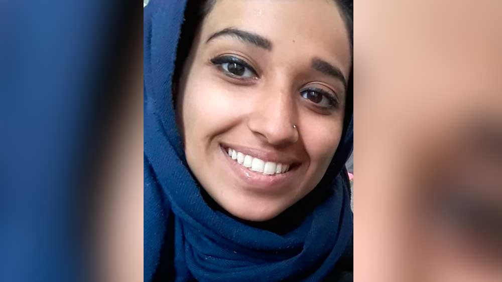 This undated image provided by attorney Hassan Shibly shows Hoda Muthana, an Alabama woman who left home to join the Islamic State after becoming radicalized online. Muthana realized she was wrong and now wants to return to the United States, Shibly, a lawyer for her family said Tuesday, Feb. 19, 2019. (Hoda Muthana/Attorney Hassan Shibly via AP)