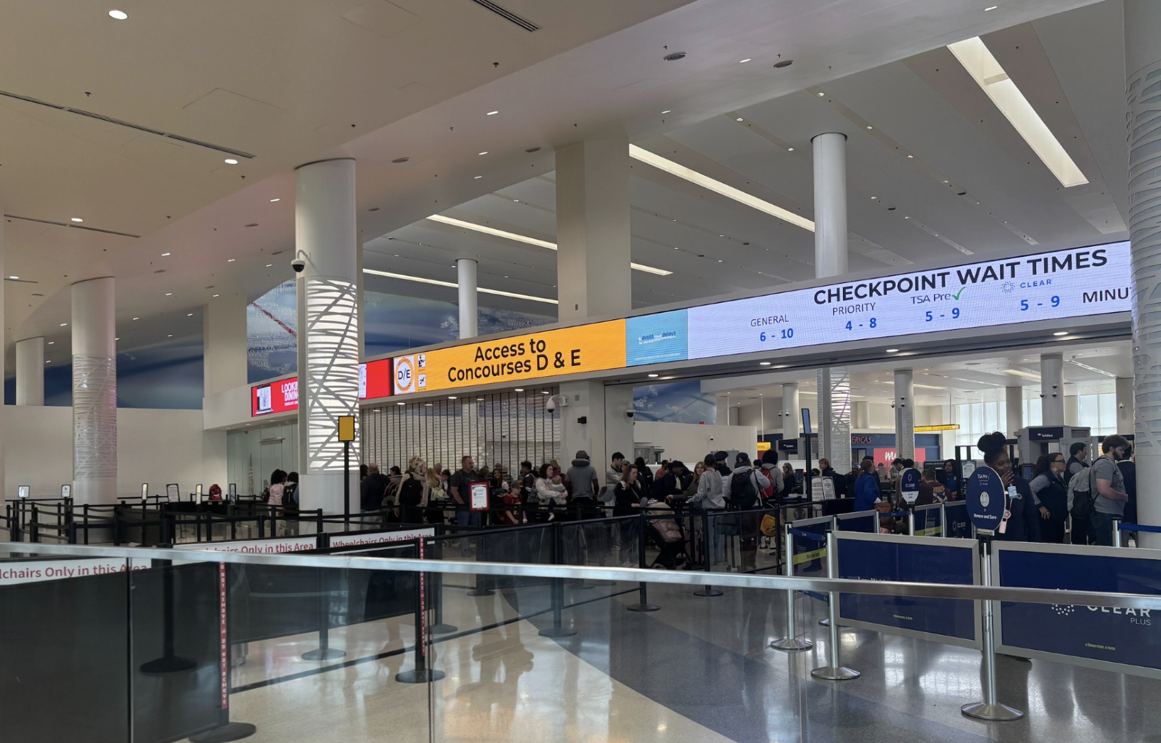 BWI TSA checkpoints