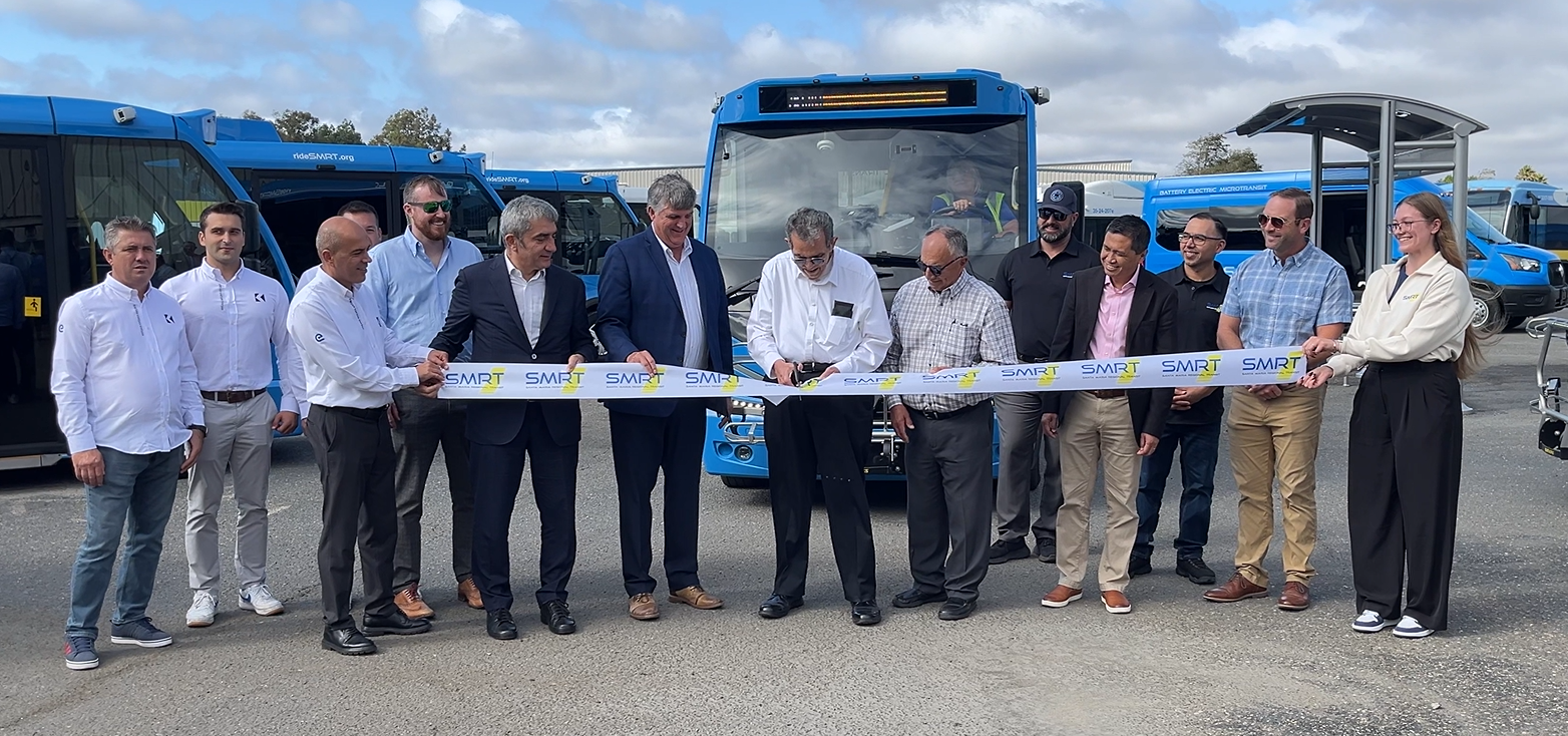 Santa Maria Regional Transit Micro Transit Bus Unveiling