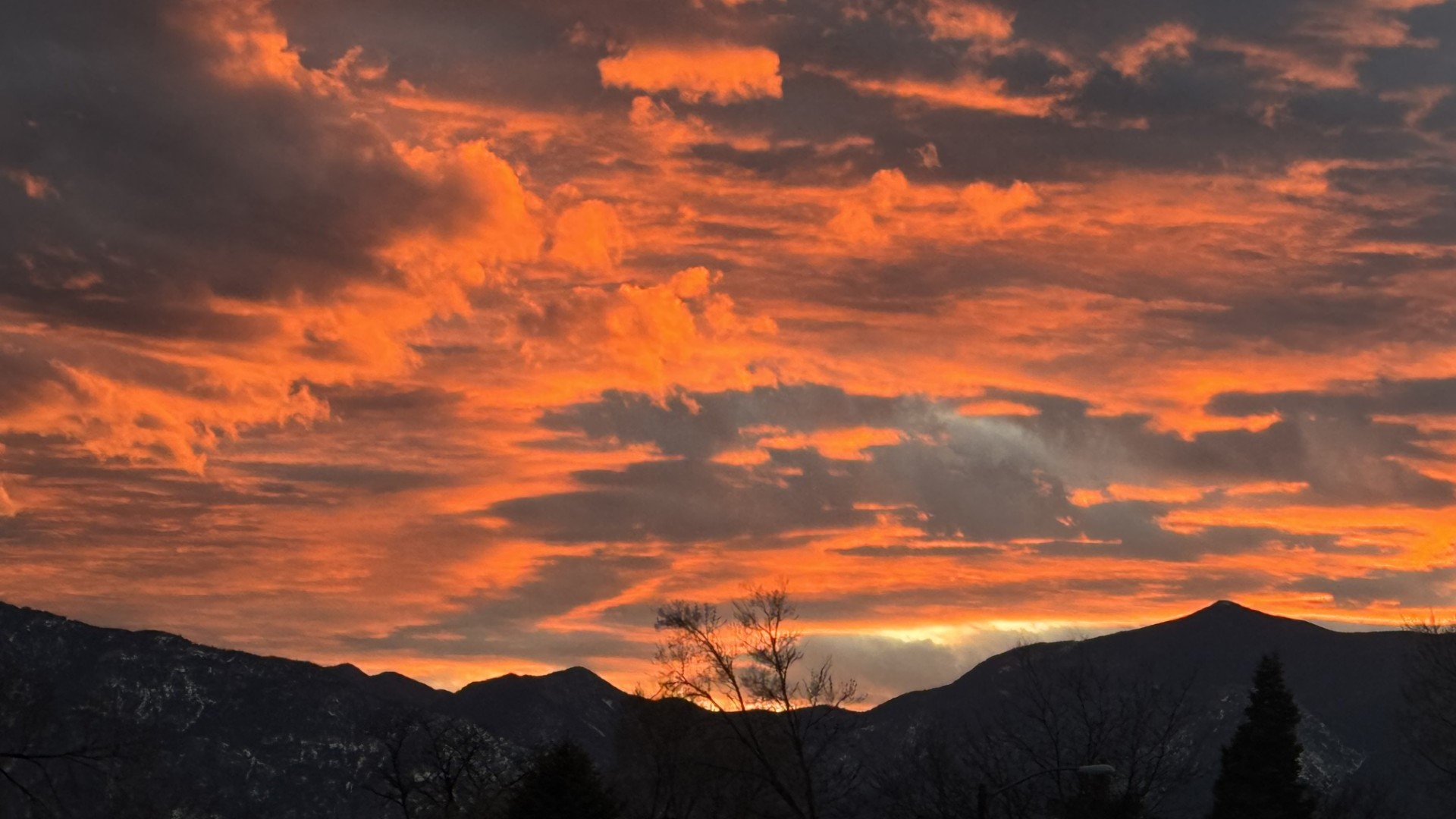 Colorado Springs 2025 sunset