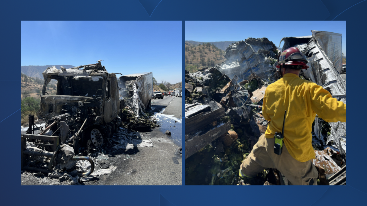 Semi-truck Accident, Highway 58, May 19, 2022