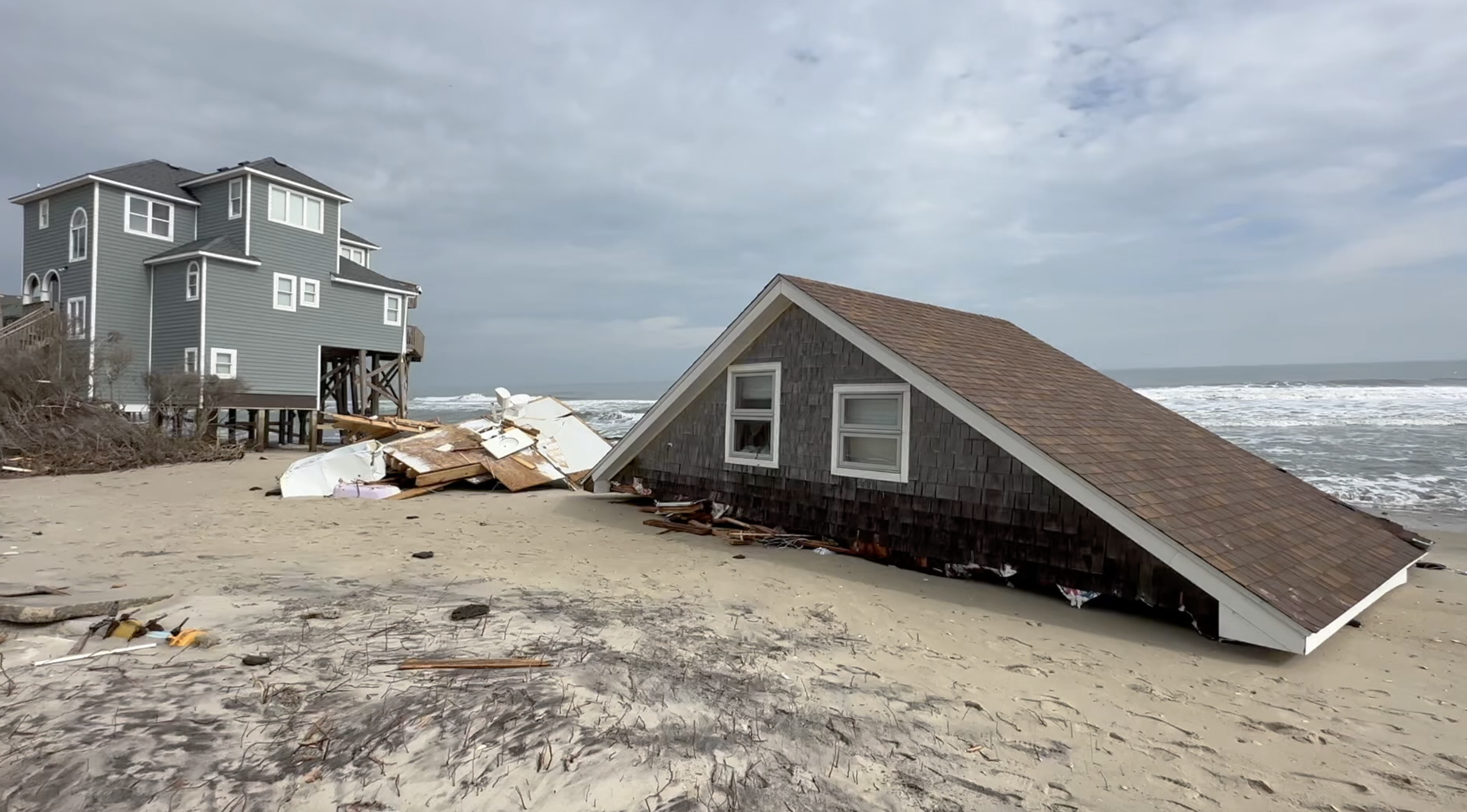 Buxton home collapses