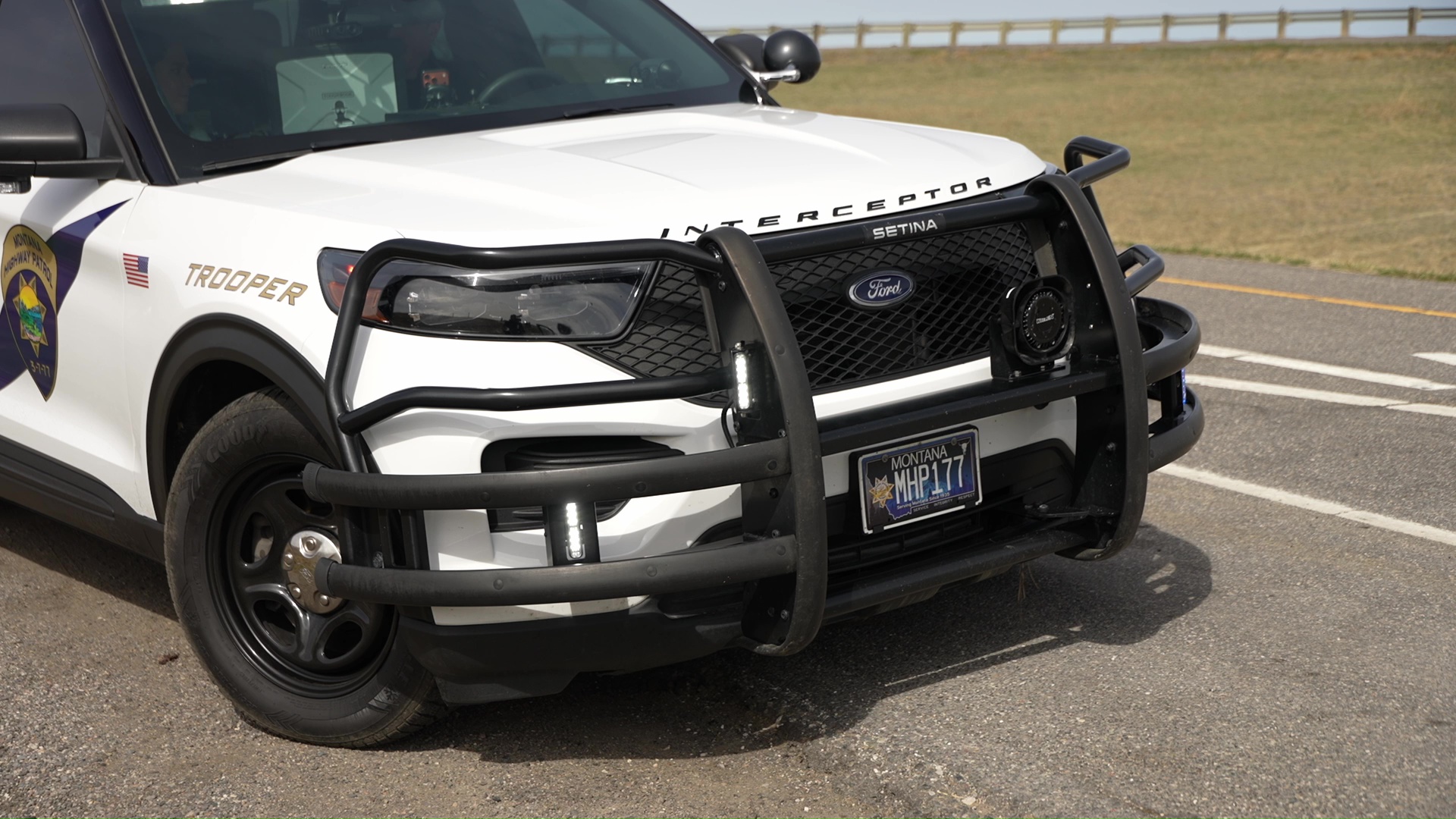Montana Highway Patrol vehicle