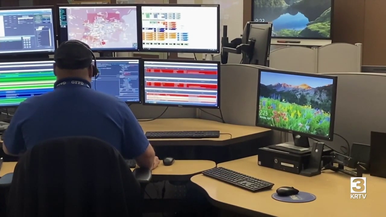 911 Dispatch Center in Great Falls