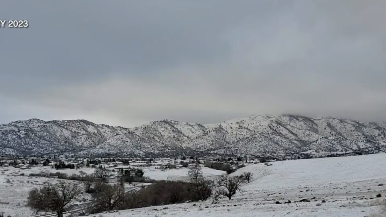 Tehachapi Mountains Snow