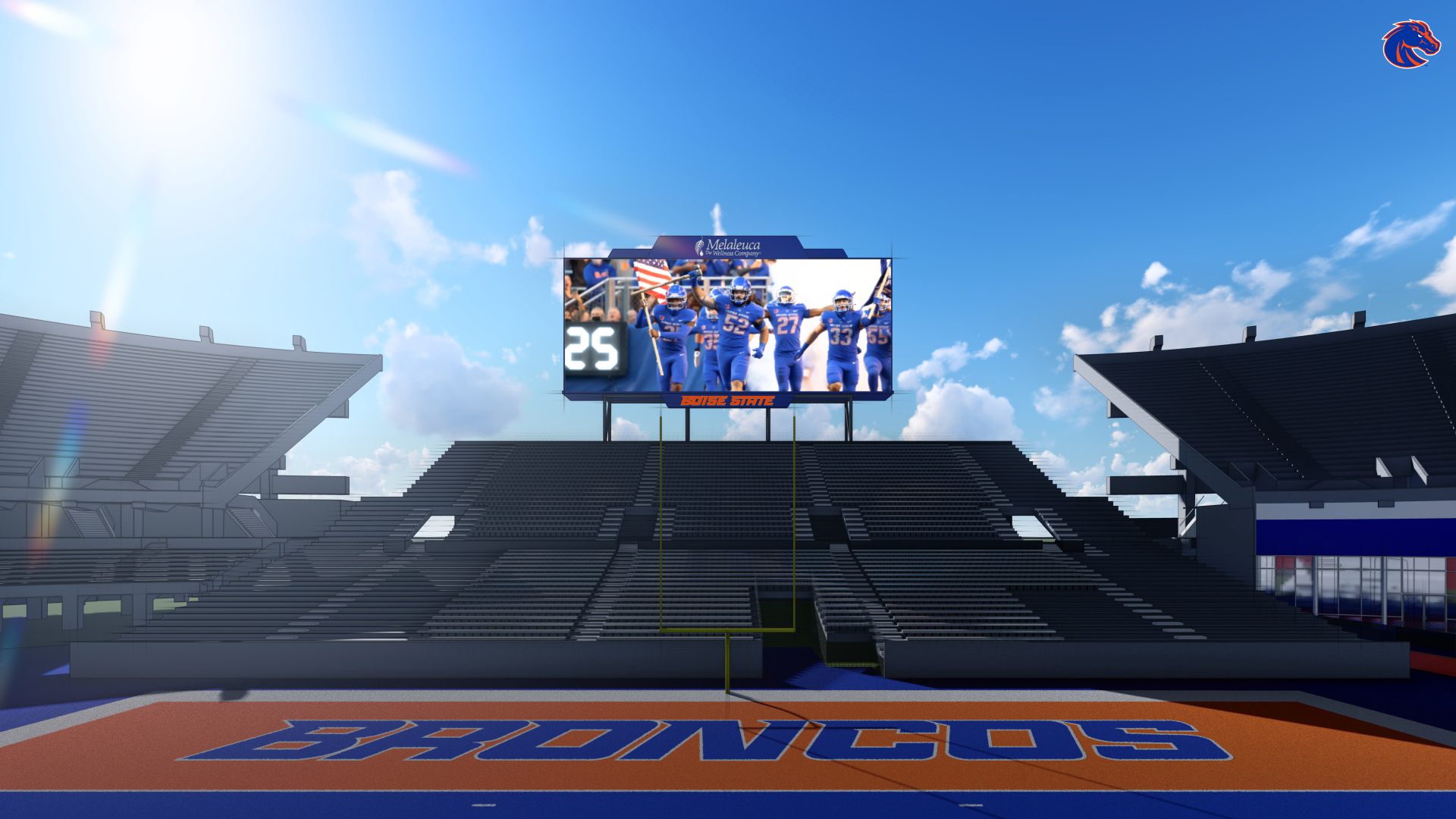 Albertsons Stadium new video board