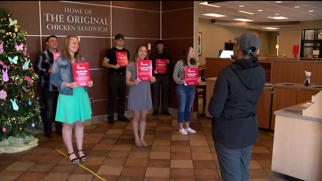 Pueblo students receive scholarships from Chic-fil-A