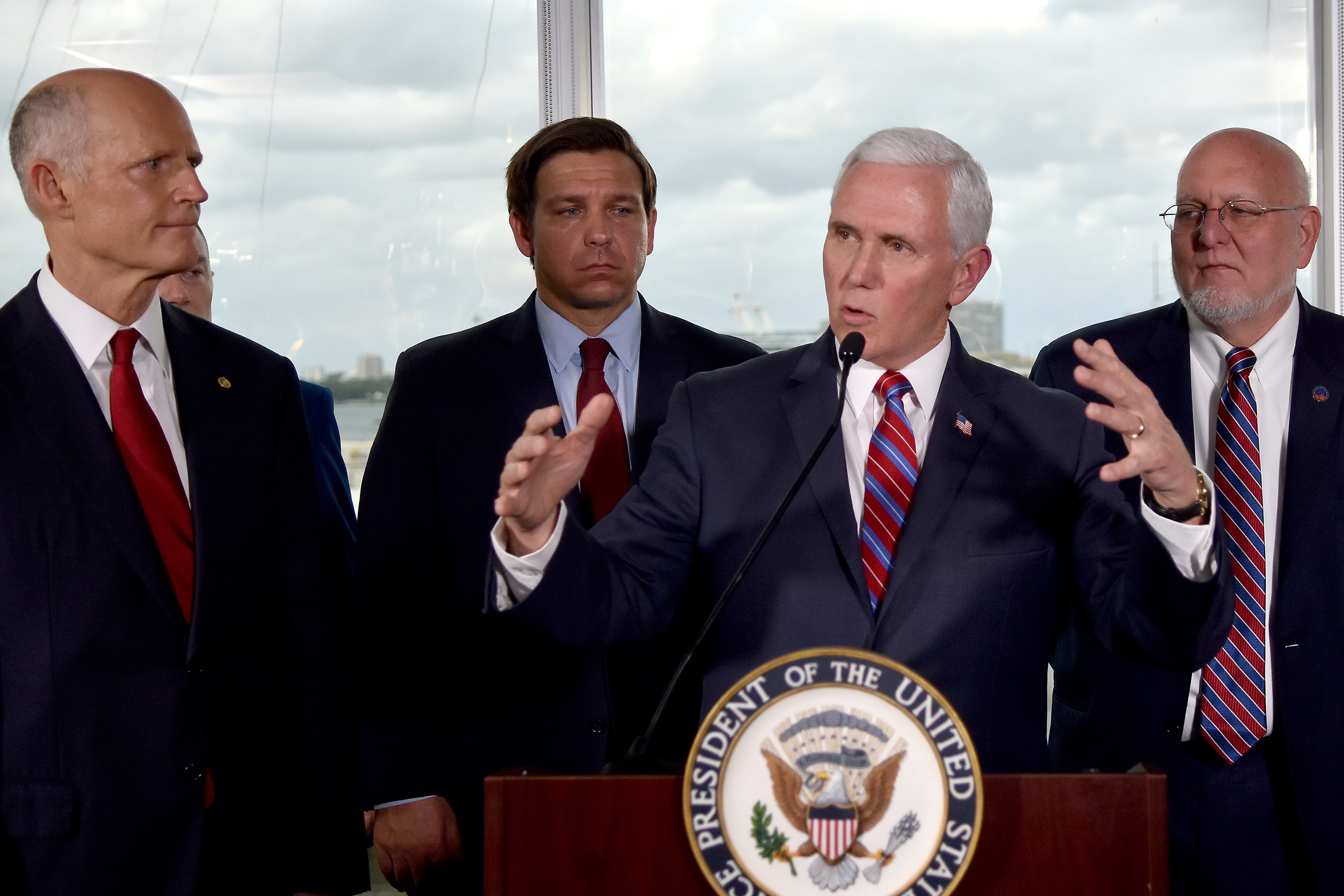Virus Outbreak Pence