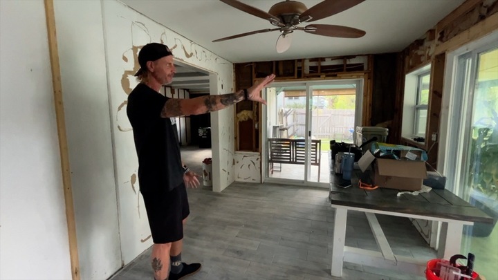 Permitting process frustrates Coast Guard veteran after floodwaters wrecked his home