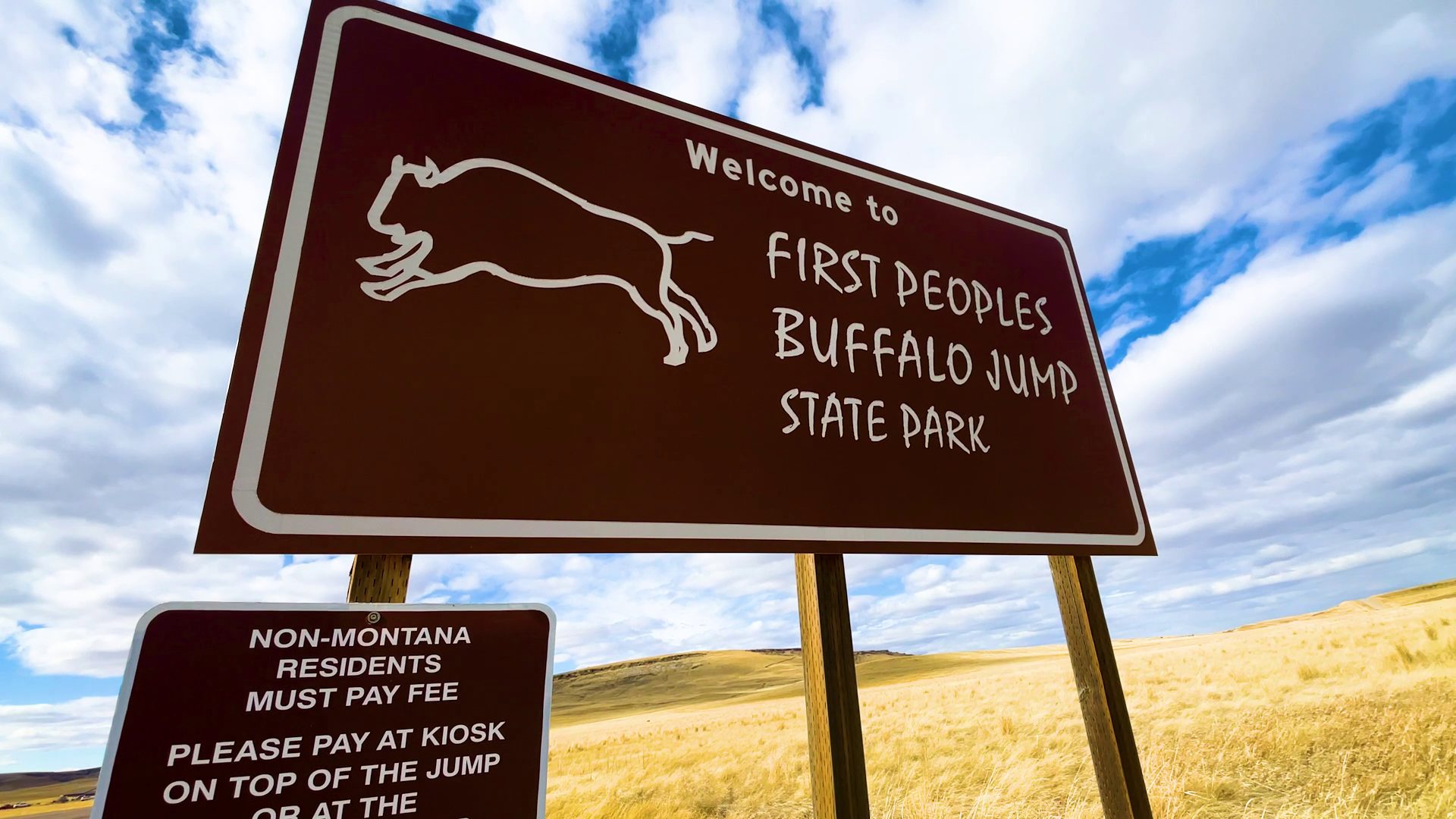 First People’s Buffalo Jump State Park near Ulm, Montana