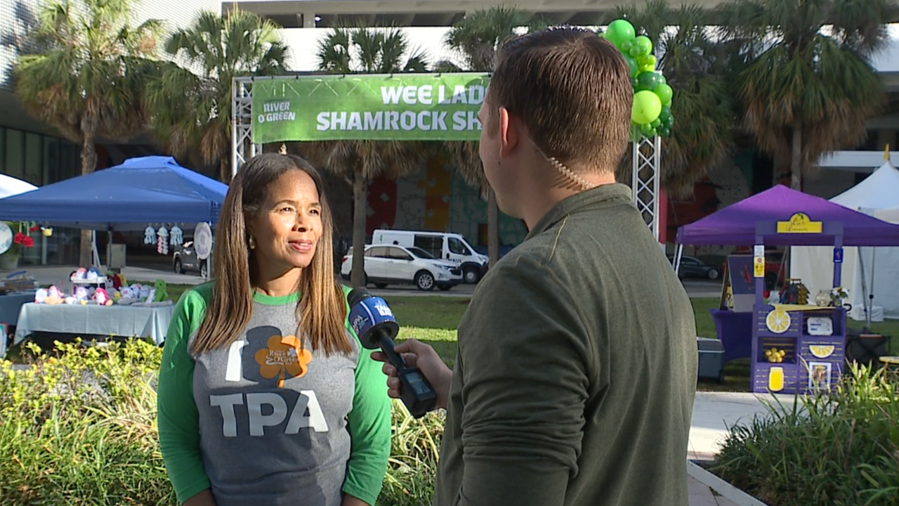 Tampa's River O' Green draws tens of thousands for St. Patrick's Day celebration
