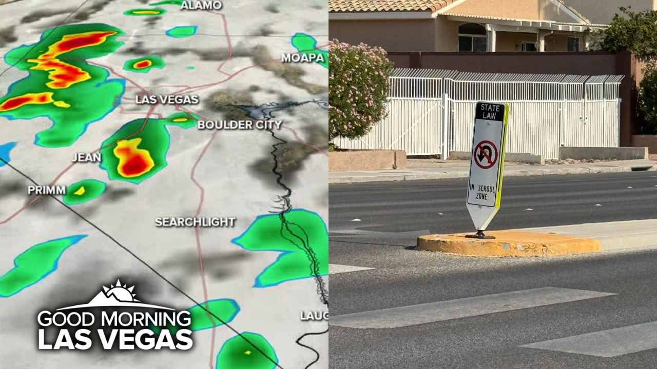 Good Morning, Las Vegas: Storm chances today, safety improvements coming outside valley high school