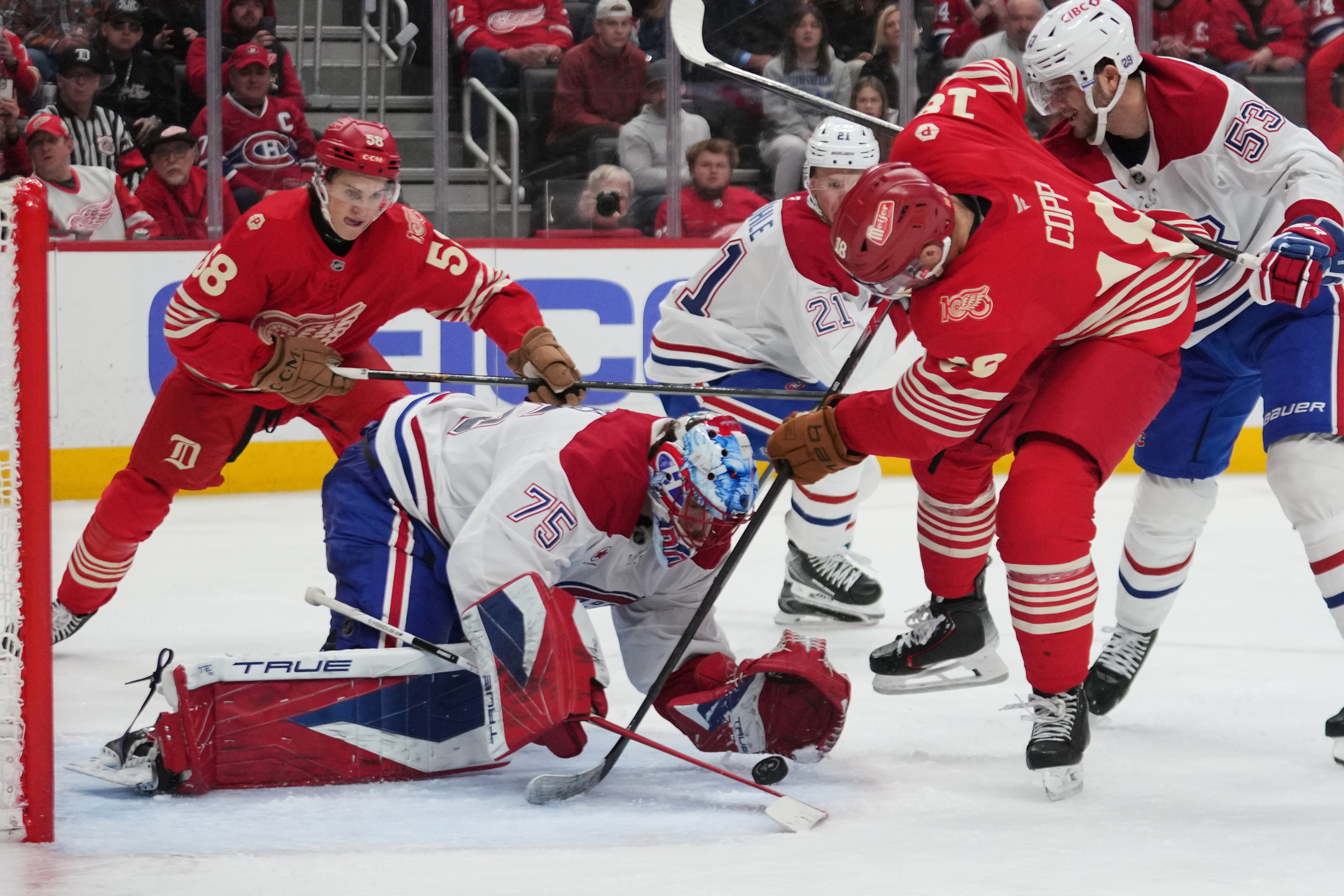 Canadiens Red Wings Hockey