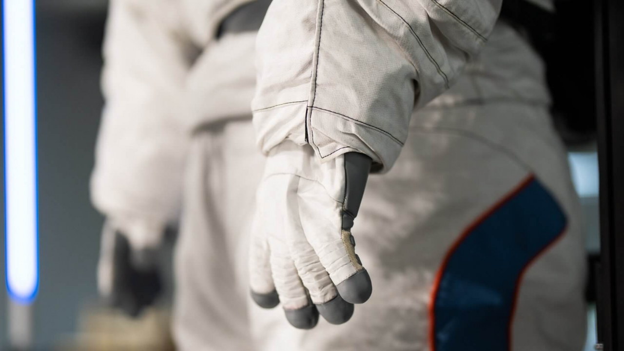 The new AxEMU spacesuit.