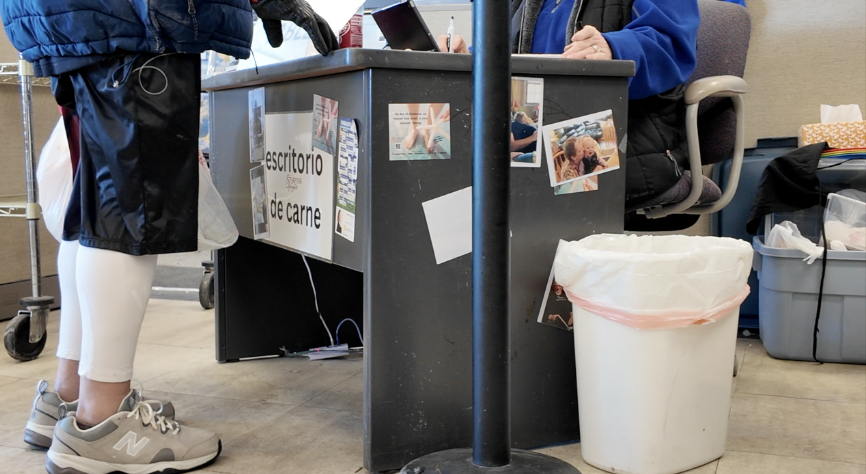 Volunteers assisting clients at the Starfish Project Foundation 