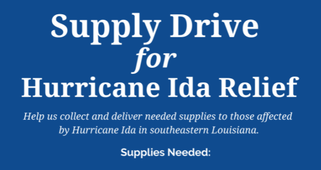 Broussard supply drive Ida.PNG