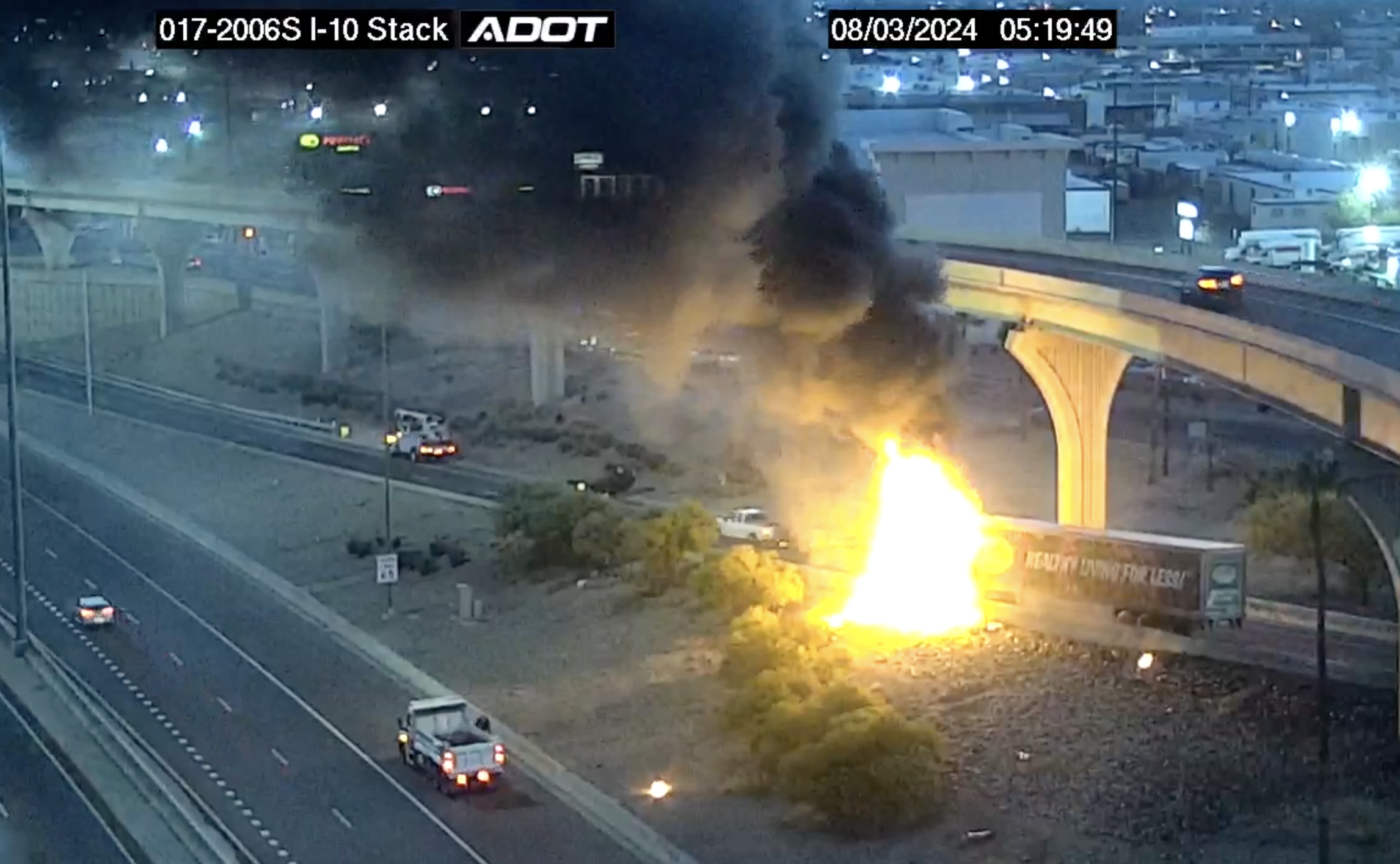 Stack truck fire 8-3-24
